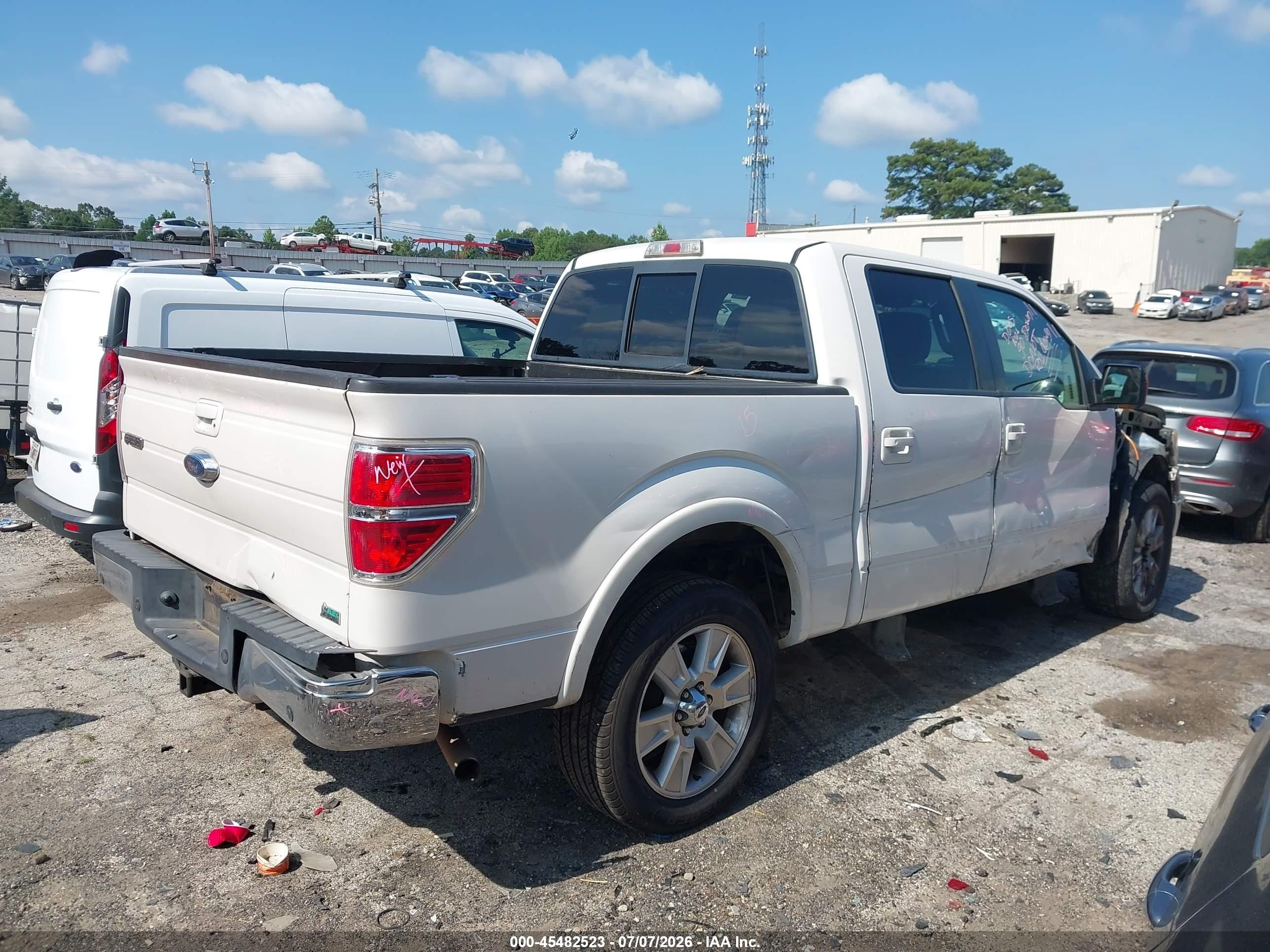 2010 Ford F-150 Platinum White vin: 1FTFW1CV2AFC60050