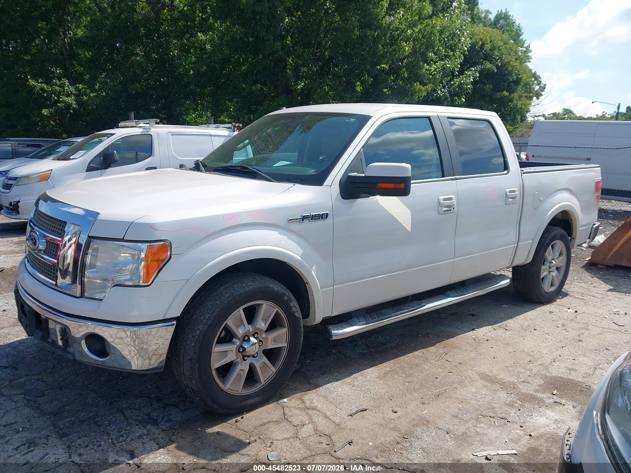 2010 Ford F-150 Platinum White vin: 1FTFW1CV2AFC60050