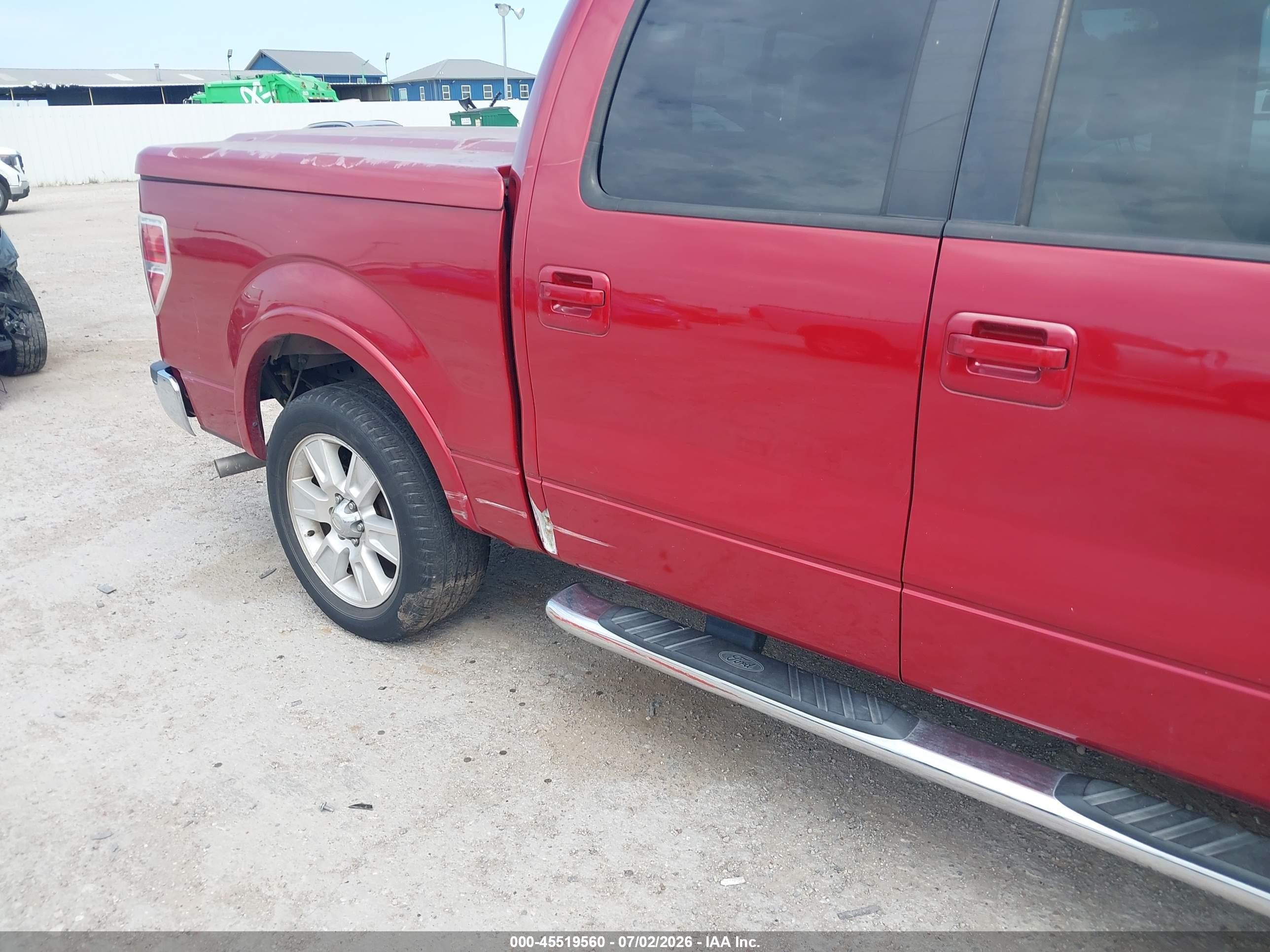 2010 Ford F-150 Fx2 Sport/harley-davidson/king Ranch/lariat/platinum/xl/xlt Red vin: 1FTFW1CV2AFD93603