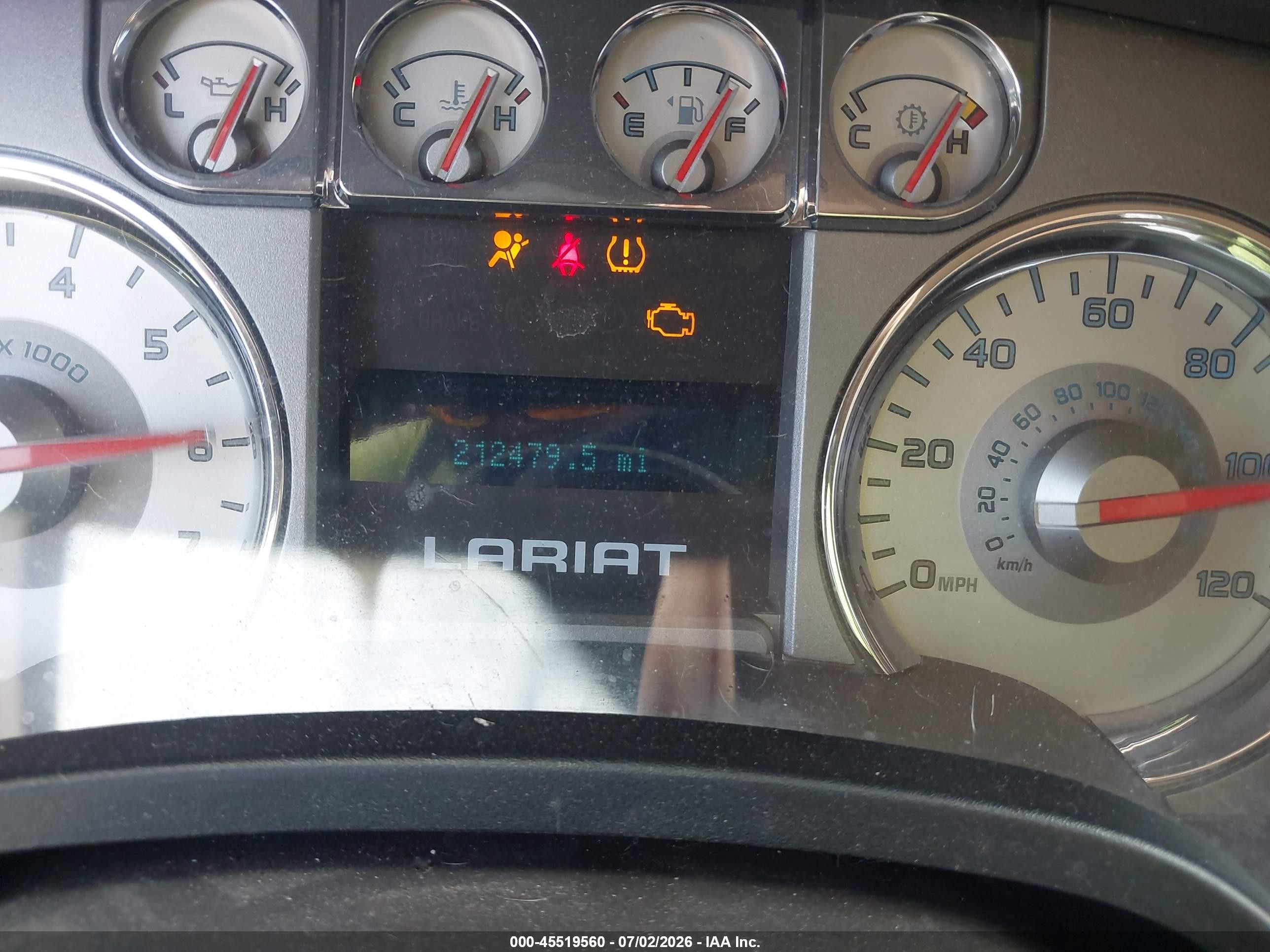 2010 Ford F-150 Fx2 Sport/harley-davidson/king Ranch/lariat/platinum/xl/xlt Red vin: 1FTFW1CV2AFD93603