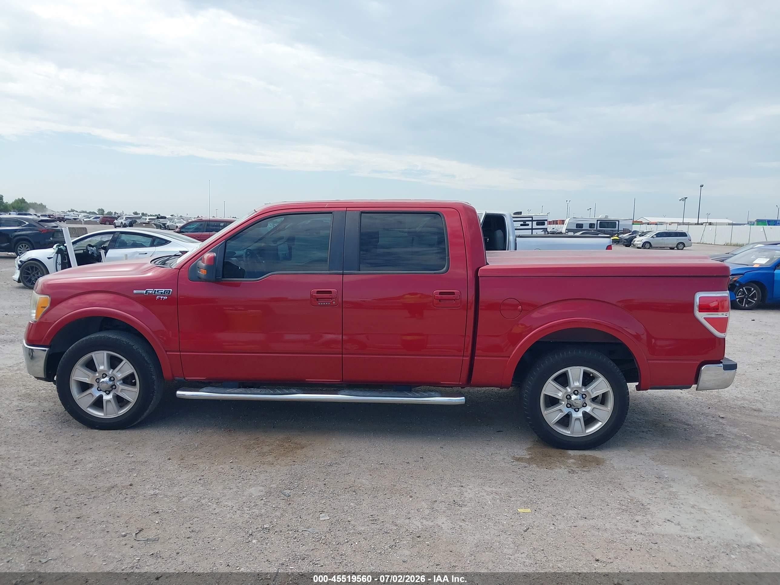 2010 Ford F-150 Fx2 Sport/harley-davidson/king Ranch/lariat/platinum/xl/xlt Red vin: 1FTFW1CV2AFD93603