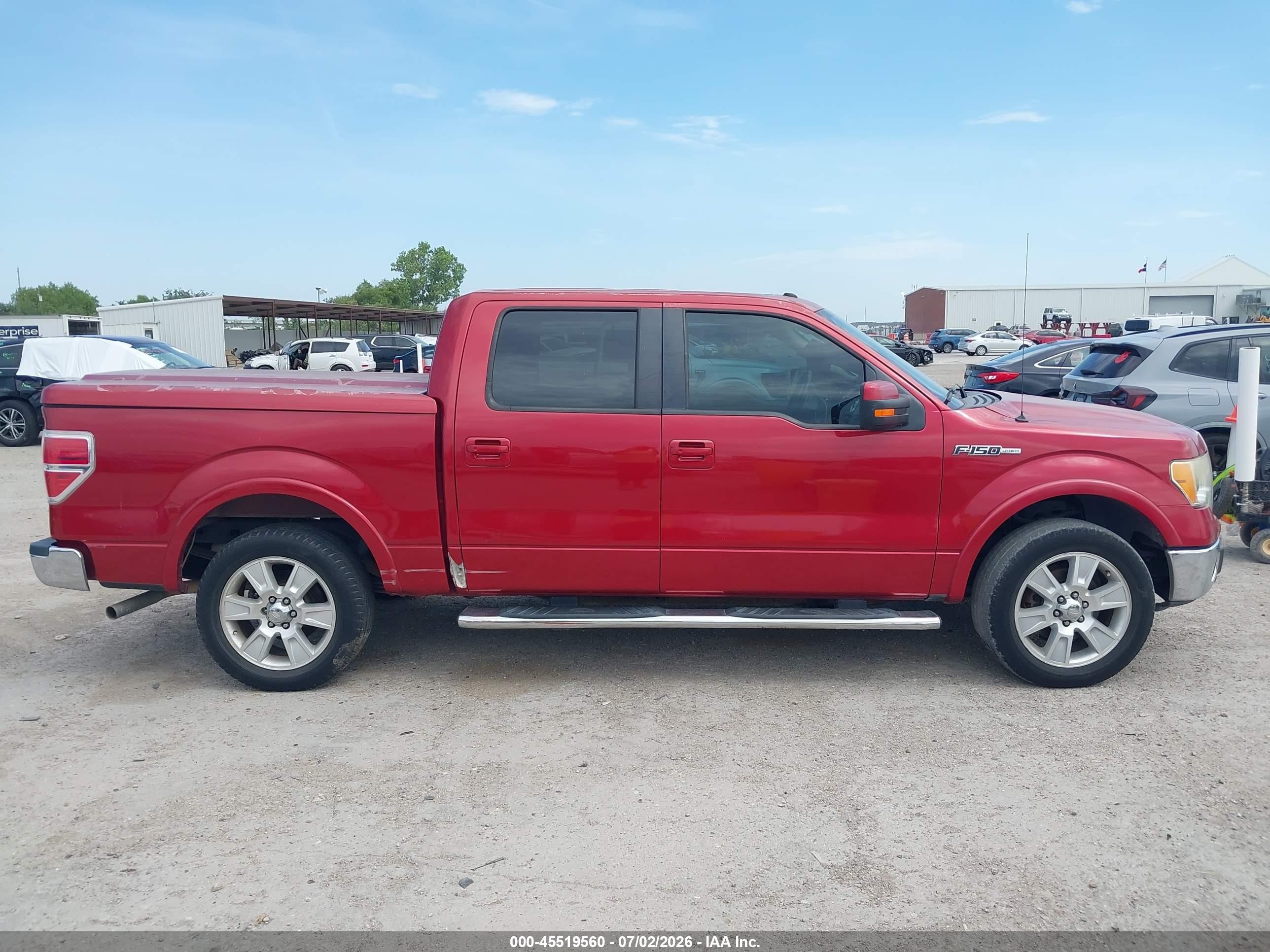 2010 Ford F-150 Fx2 Sport/harley-davidson/king Ranch/lariat/platinum/xl/xlt Red vin: 1FTFW1CV2AFD93603