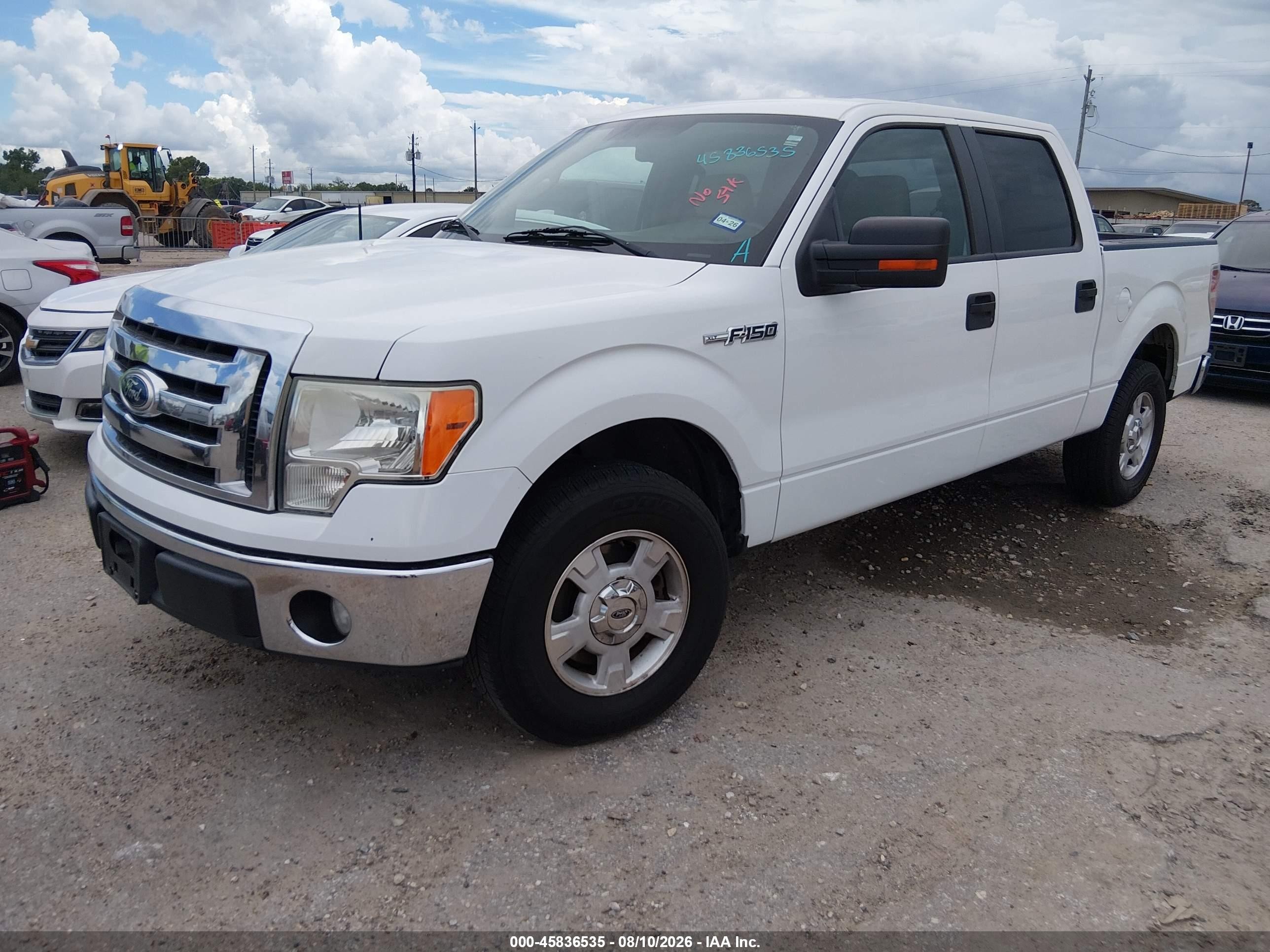 2010 Ford F-150 Fx2 Sport/harley-davidson/king Ranch/lariat/platinum/xl/xlt White vin: 1FTFW1CV2AFD94136