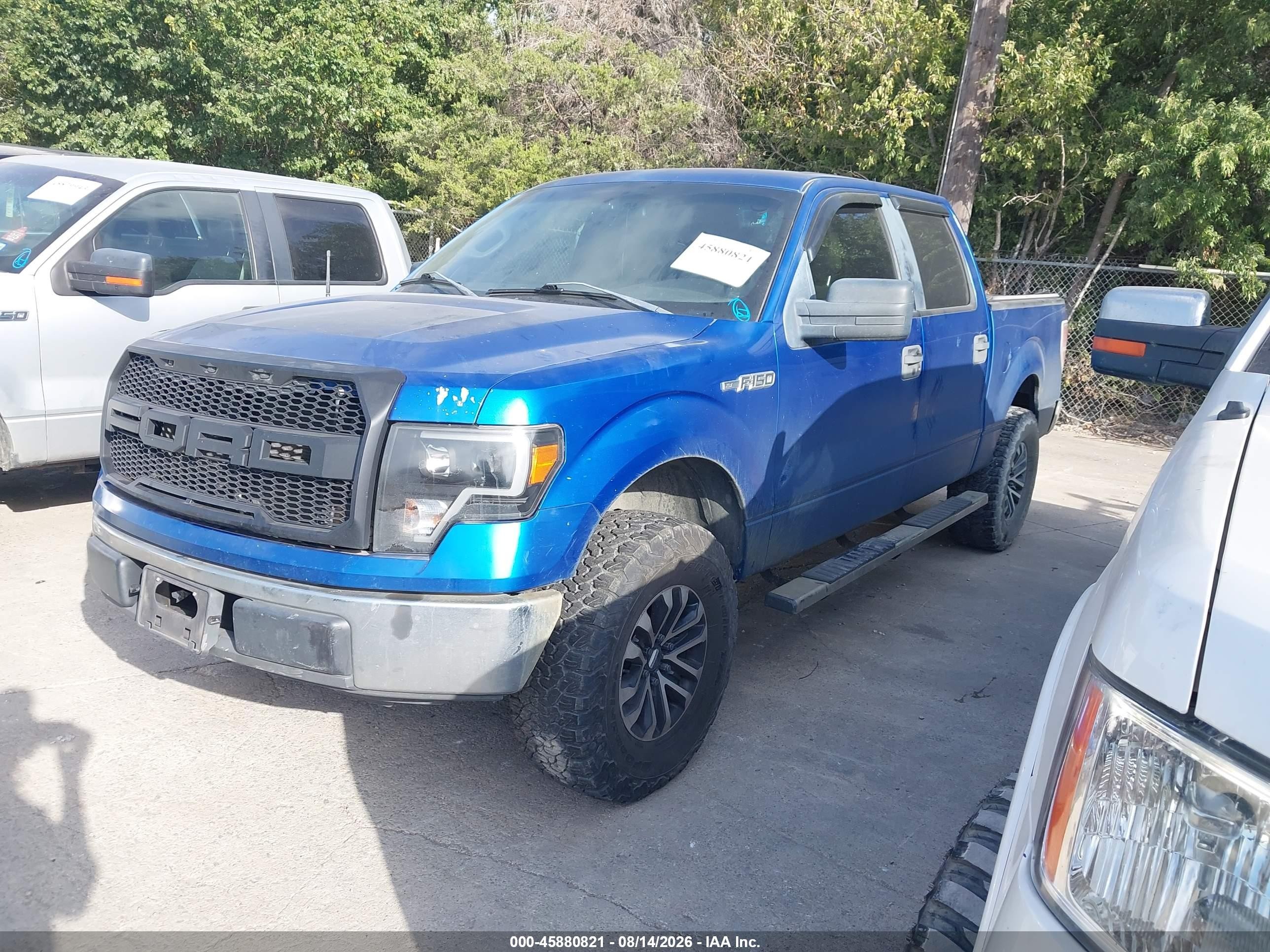 2010 Ford F-150 Fx2 Sport/harley-davidson/king Ranch/lariat/platinum/xl/xlt Blue vin: 1FTFW1CV2AKA58199
