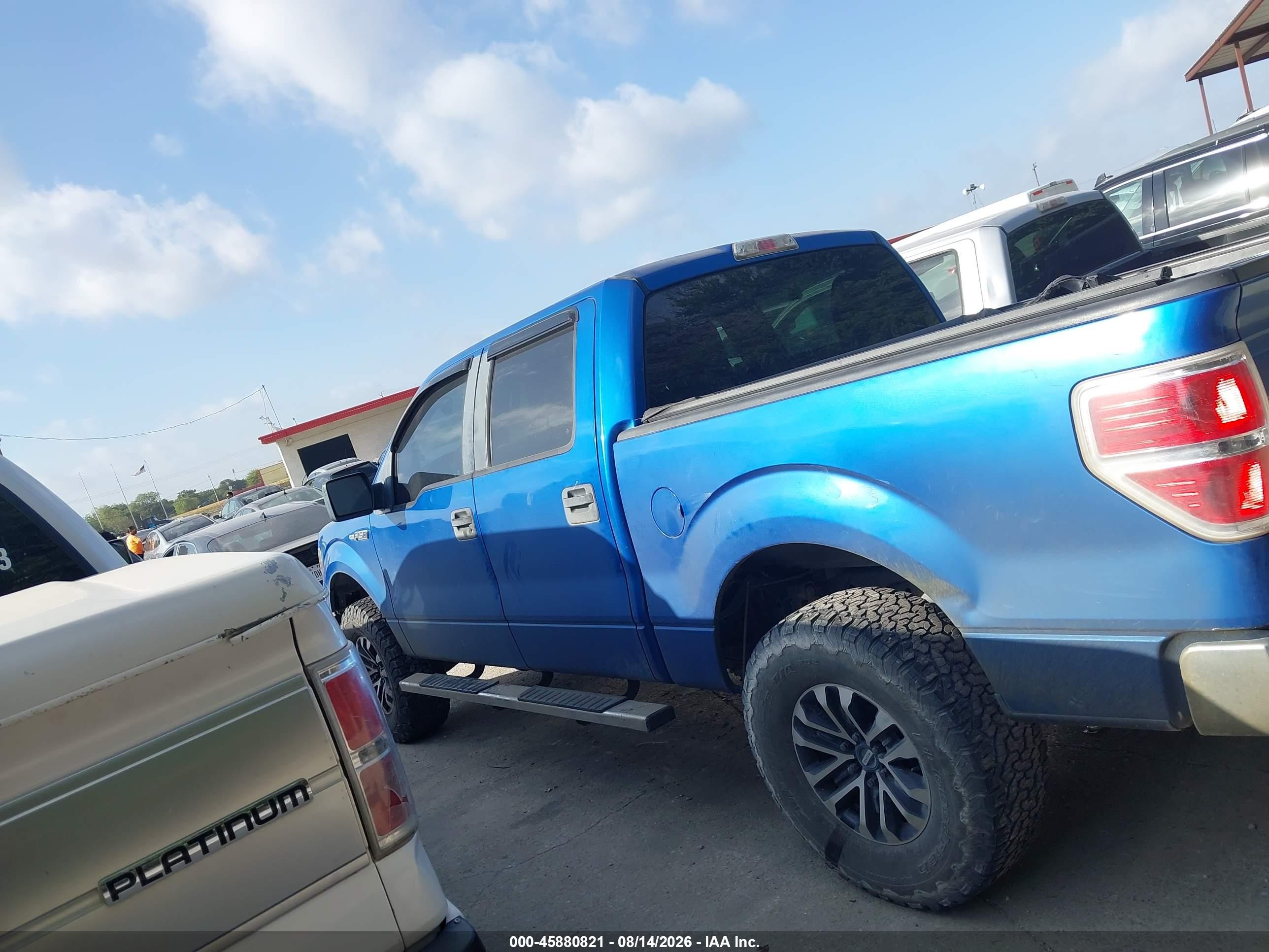 2010 Ford F-150 Fx2 Sport/harley-davidson/king Ranch/lariat/platinum/xl/xlt Blue vin: 1FTFW1CV2AKA58199