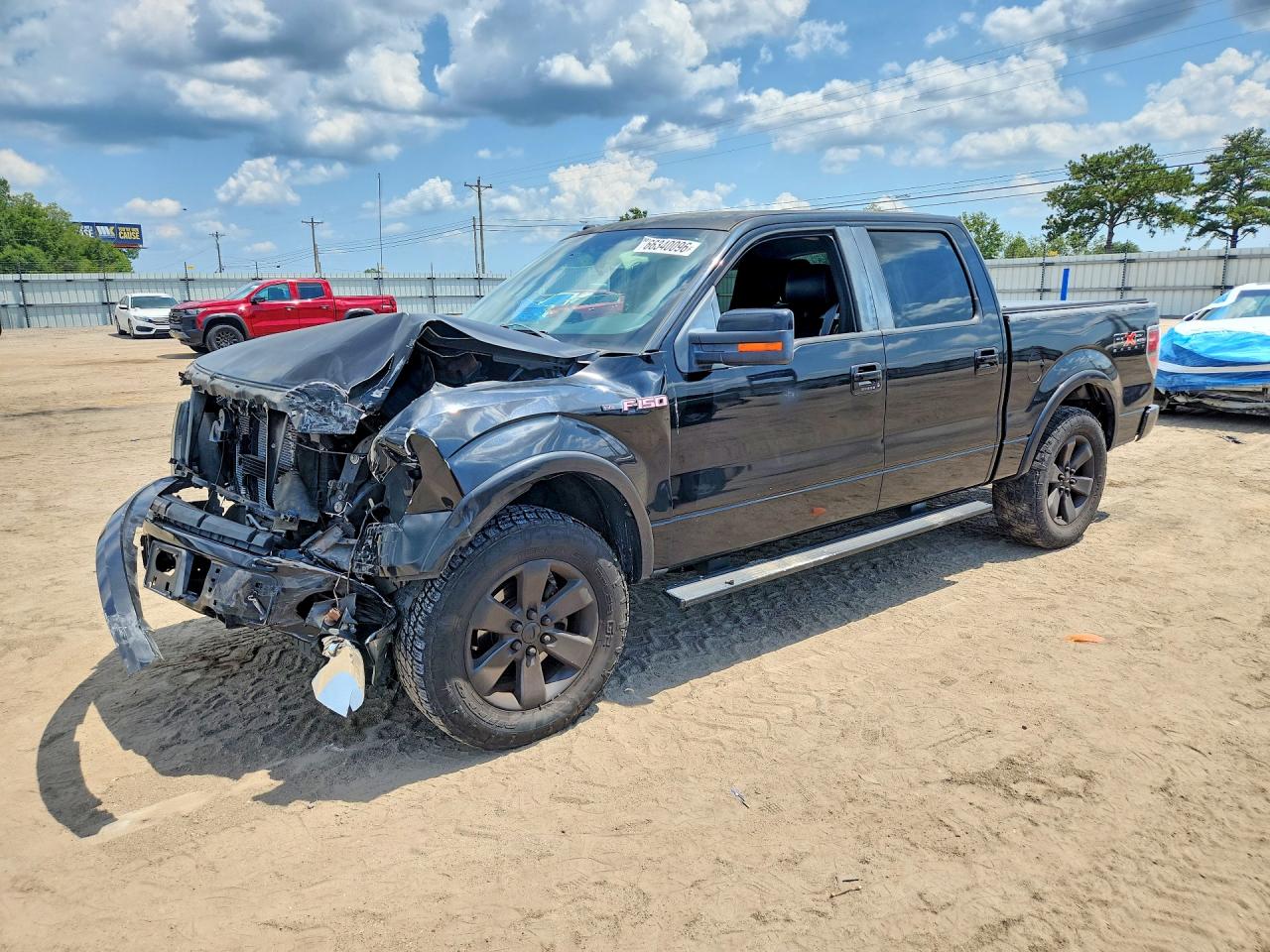 2010 Ford F150 Supercrew Black vin: 1FTFW1CV2AKB98222