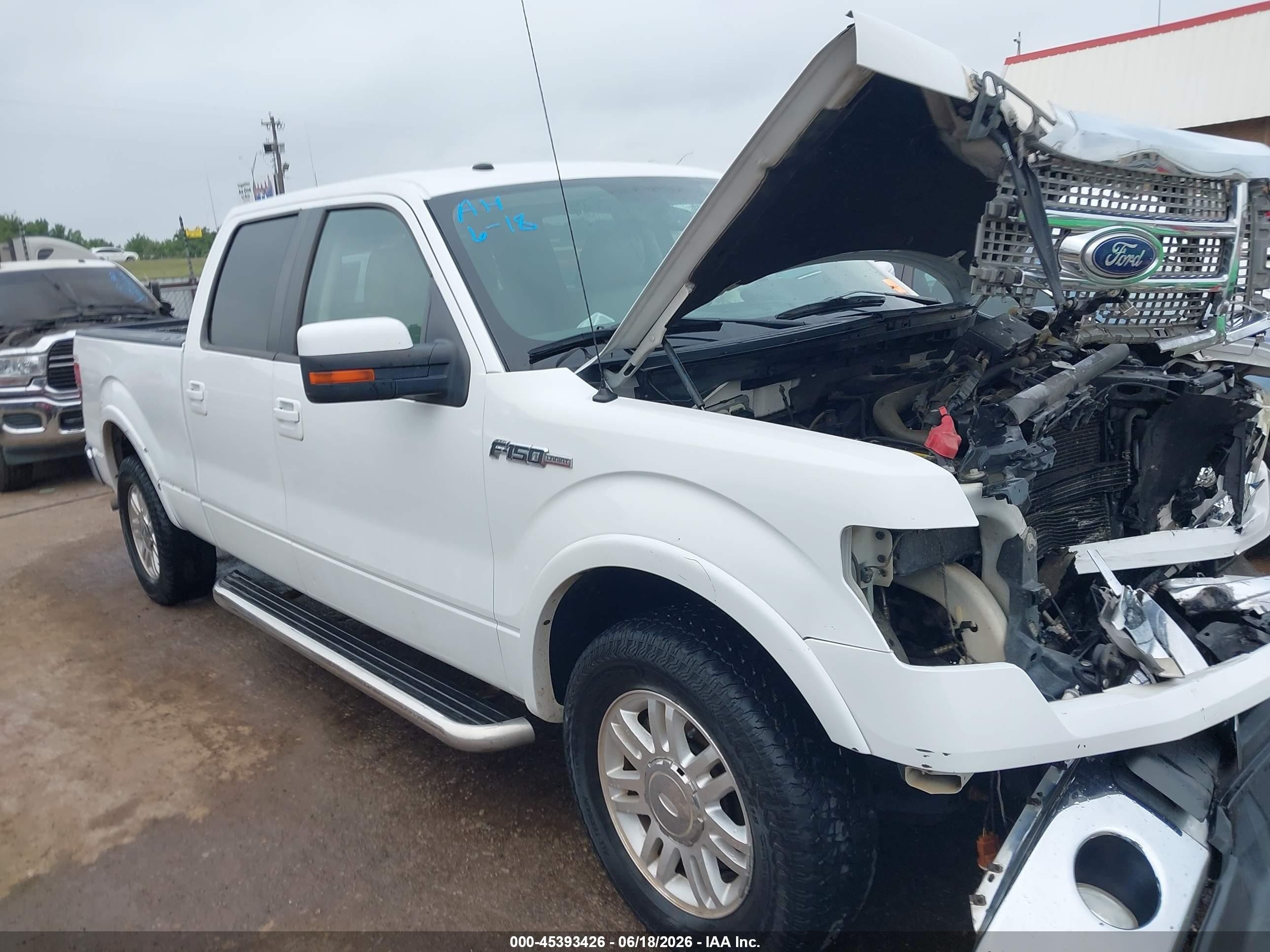 2010 Ford F-150 Fx2 Sport/harley-davidson/king Ranch/lariat/platinum/xl/xlt White vin: 1FTFW1CV3AFB23554