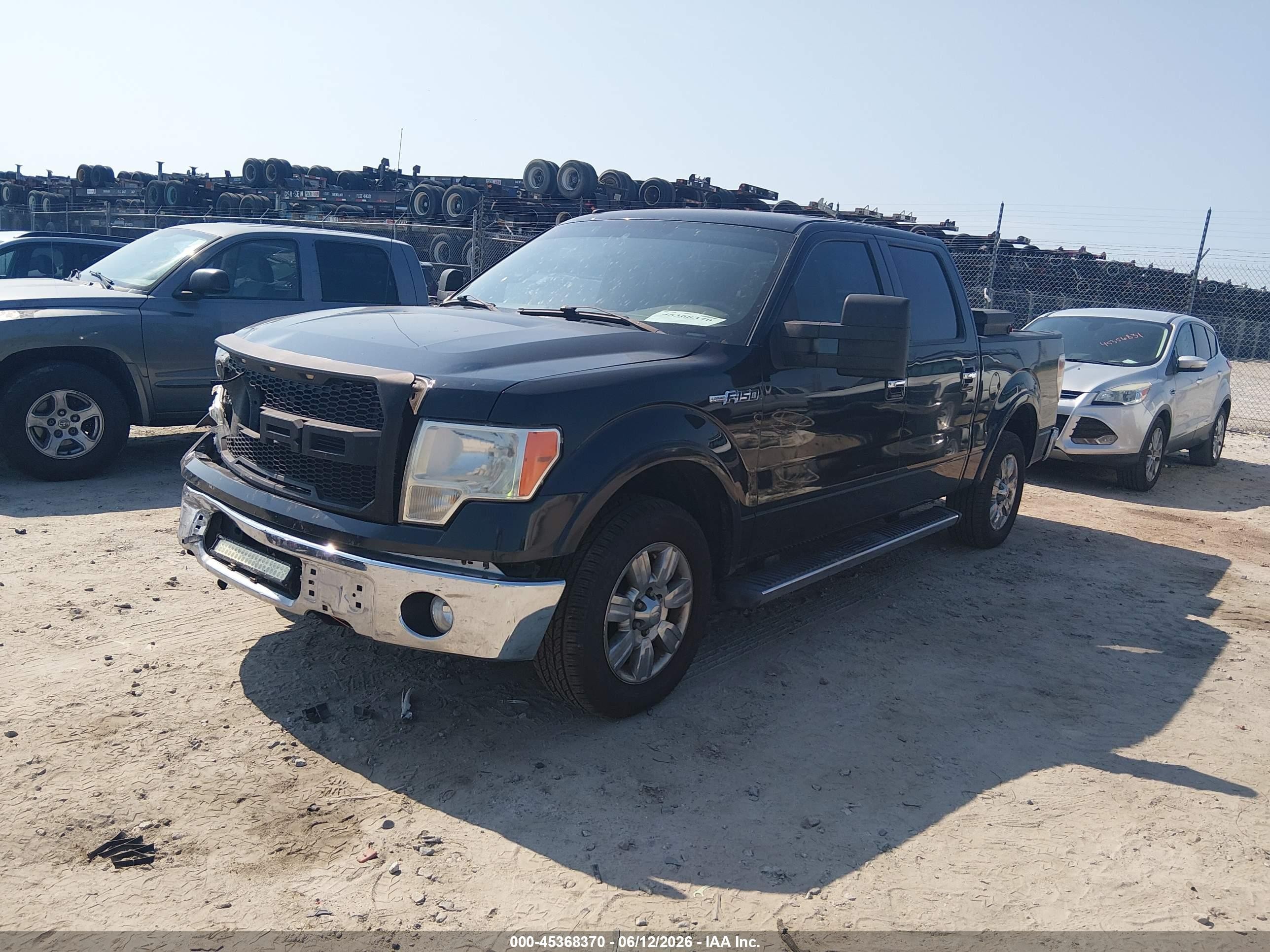 2010 Ford F-150 Lariat Black vin: 1FTFW1CV3AFB92289