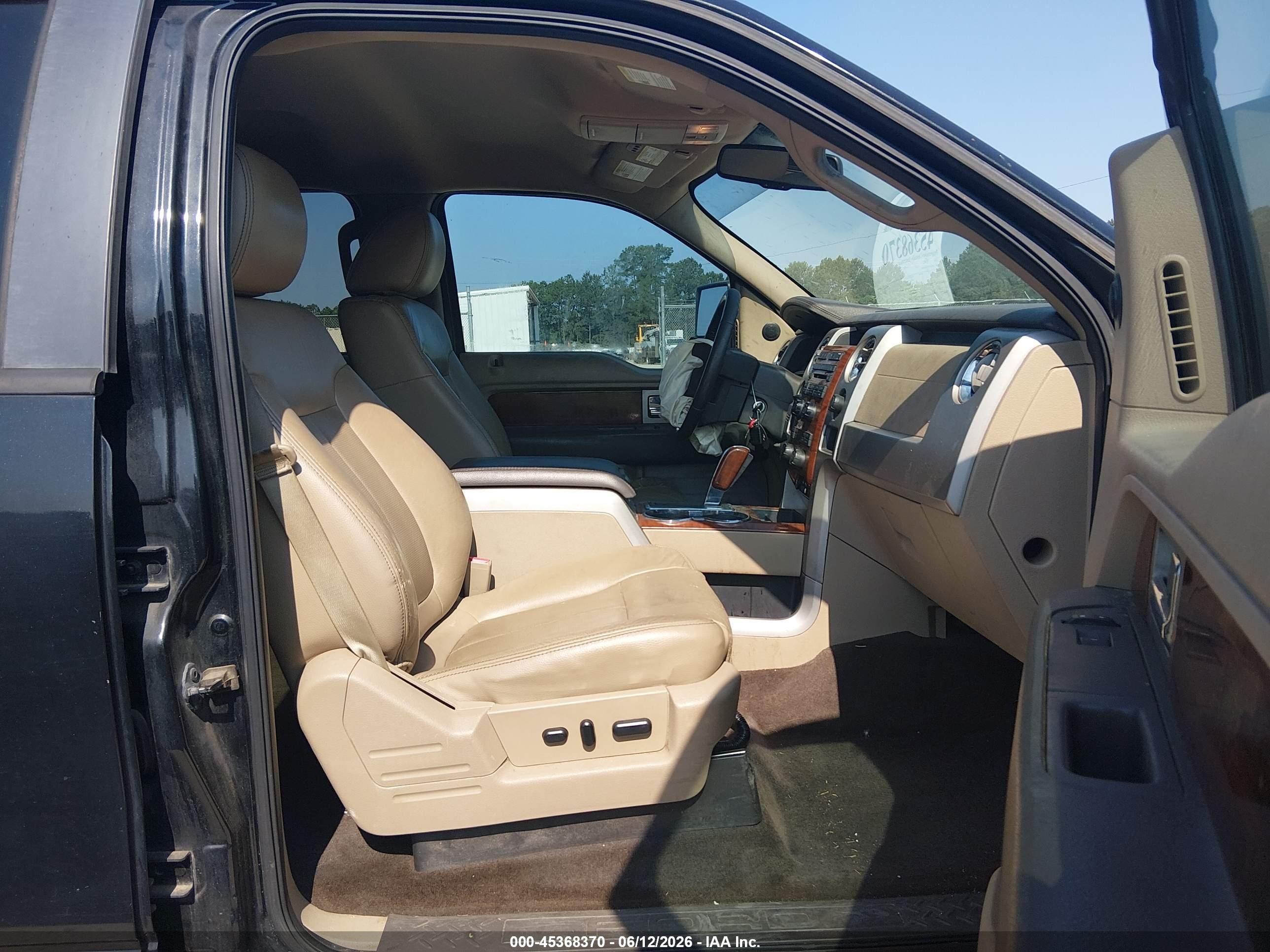 2010 Ford F-150 Lariat Black vin: 1FTFW1CV3AFB92289