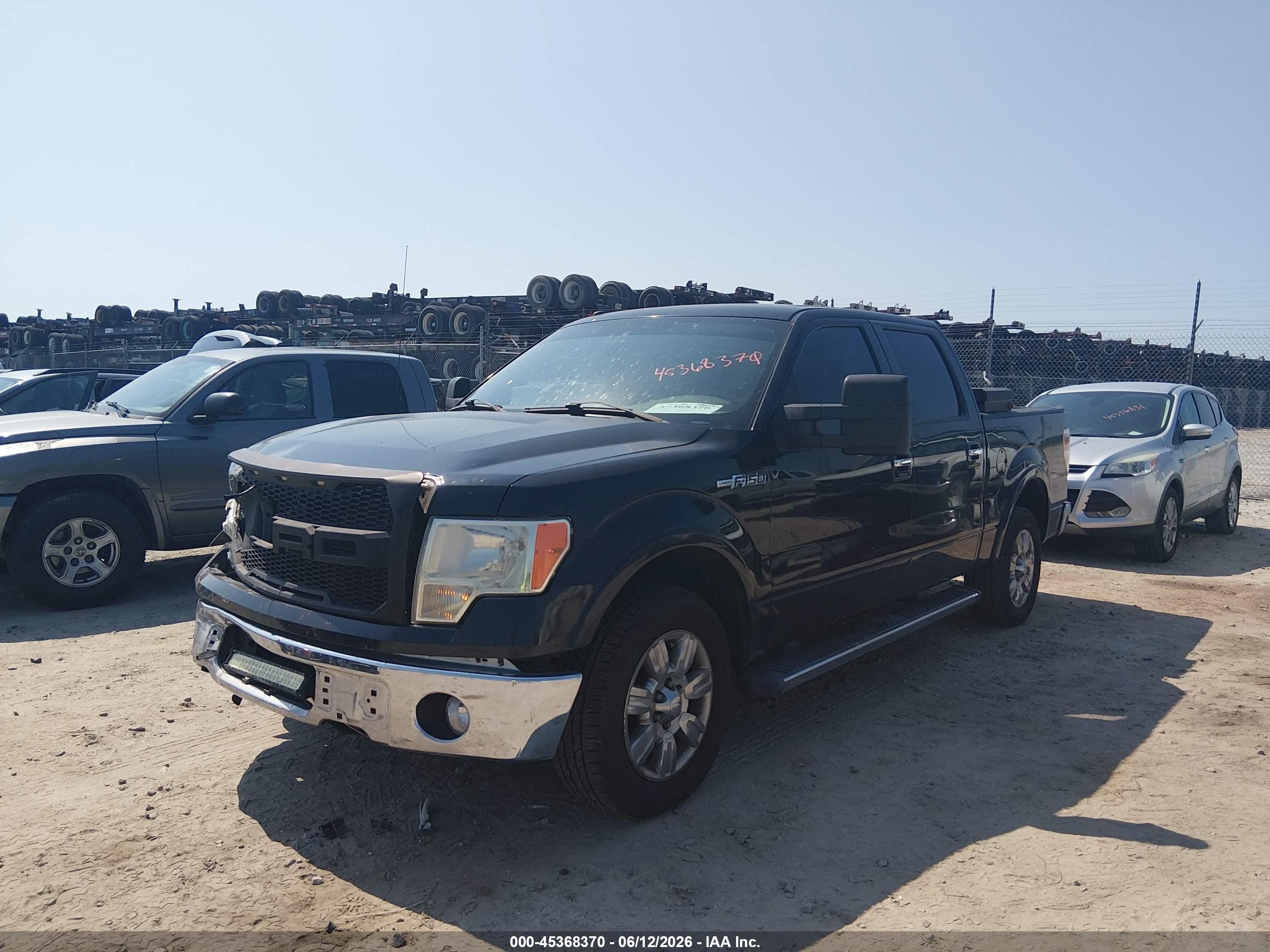 2010 Ford F-150 Lariat Black vin: 1FTFW1CV3AFB92289