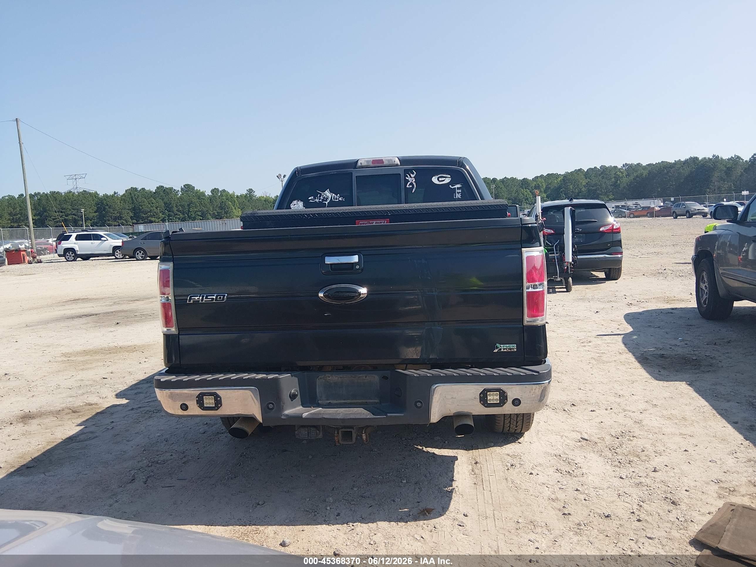 2010 Ford F-150 Lariat Black vin: 1FTFW1CV3AFB92289
