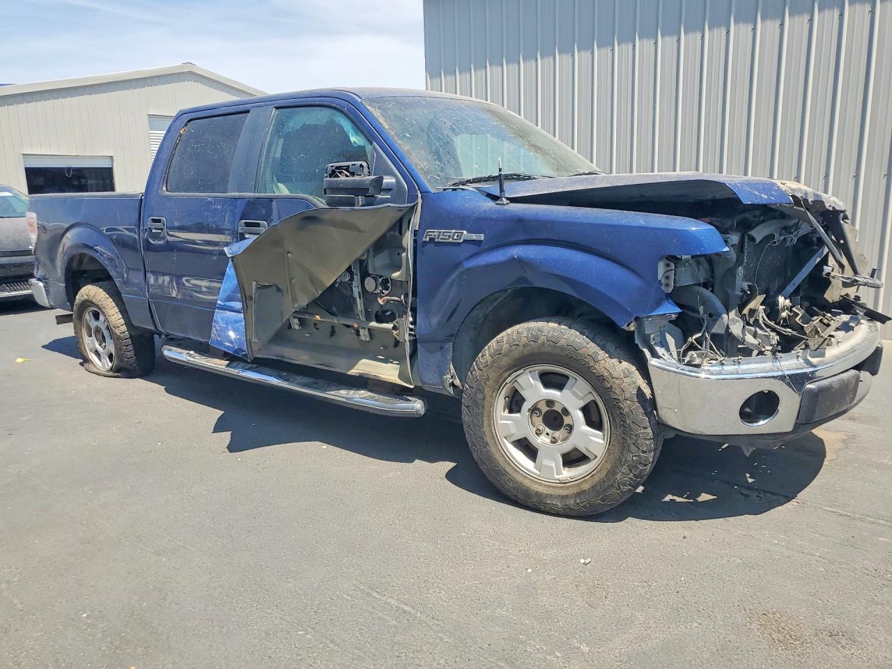 2010 Ford F150 Supercrew Blue vin: 1FTFW1CV3AFC85605