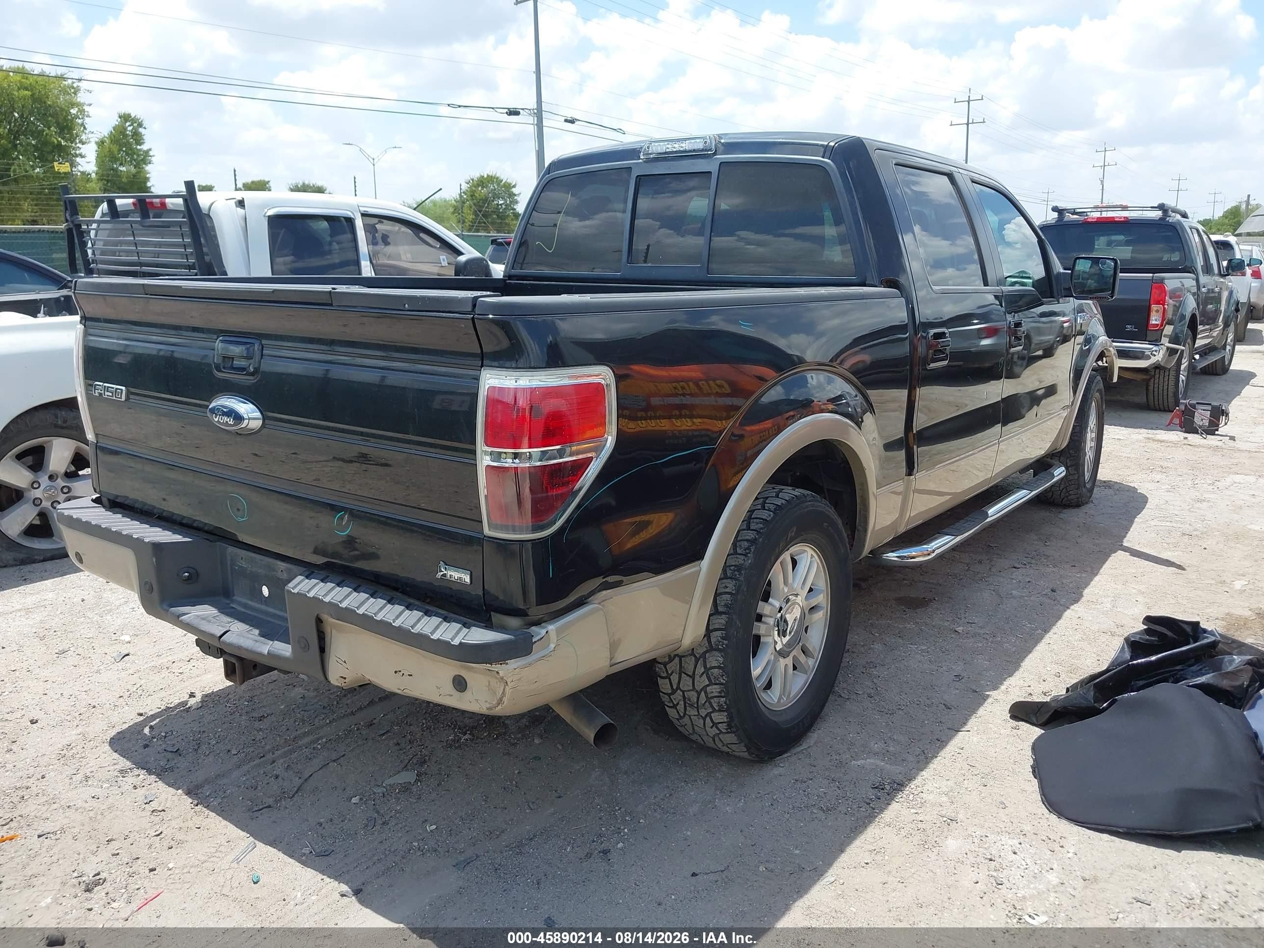 2010 Ford F-150 Fx2 Sport/harley-davidson/king Ranch/lariat/platinum/xl/xlt Black vin: 1FTFW1CV3AKA59362