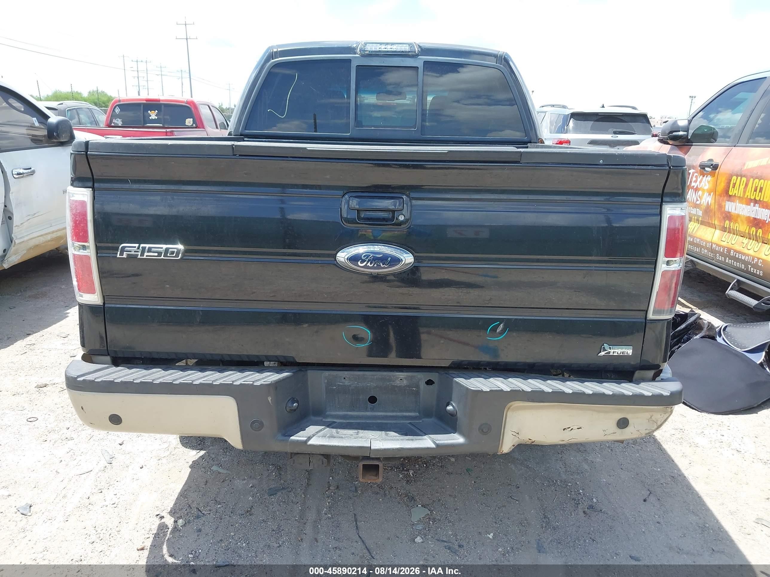 2010 Ford F-150 Fx2 Sport/harley-davidson/king Ranch/lariat/platinum/xl/xlt Black vin: 1FTFW1CV3AKA59362