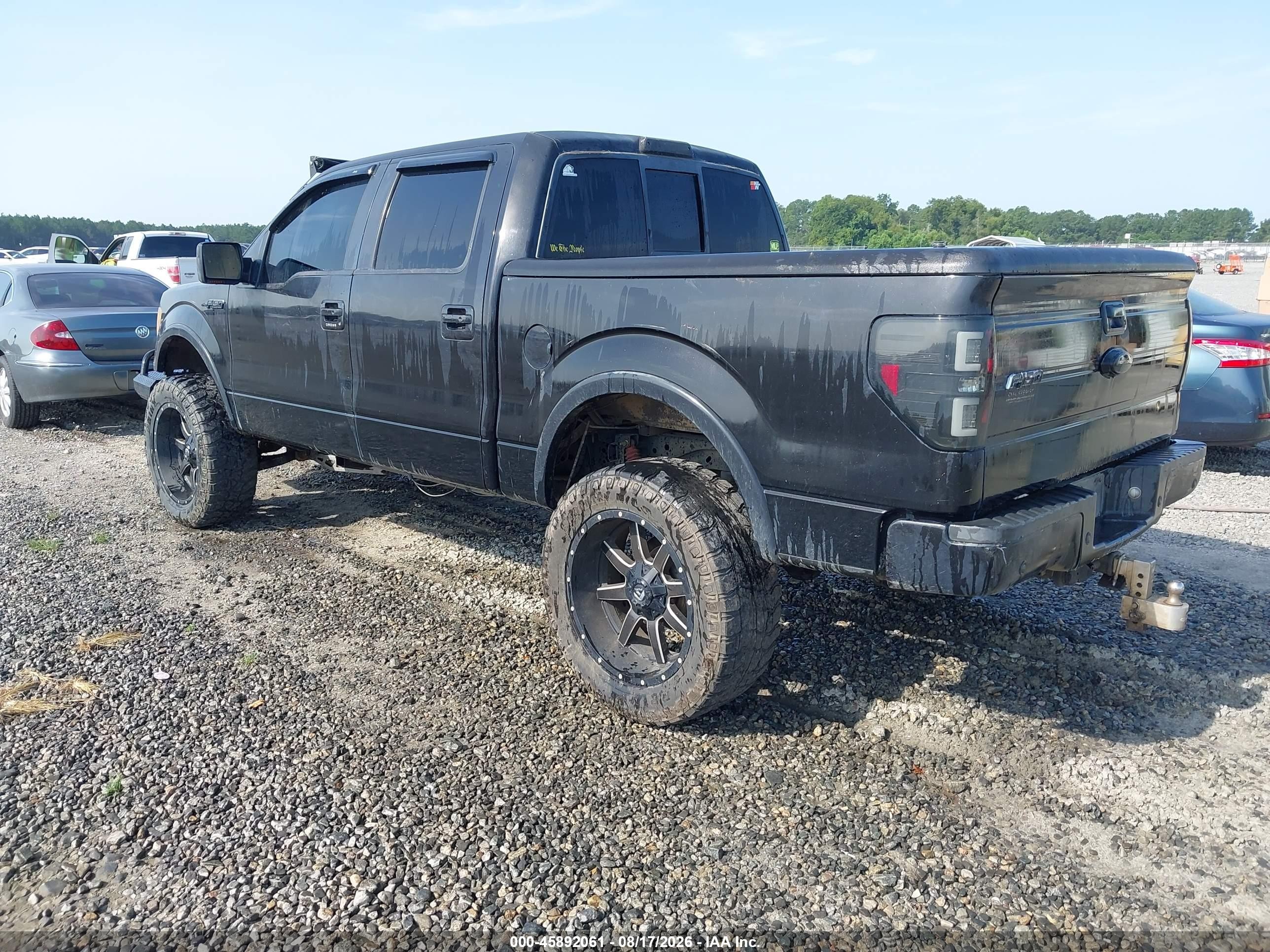 2010 Ford F-150 Fx2 Sport/harley-davidson/king Ranch/lariat/platinum/xl/xlt Black vin: 1FTFW1CV3AKE06835