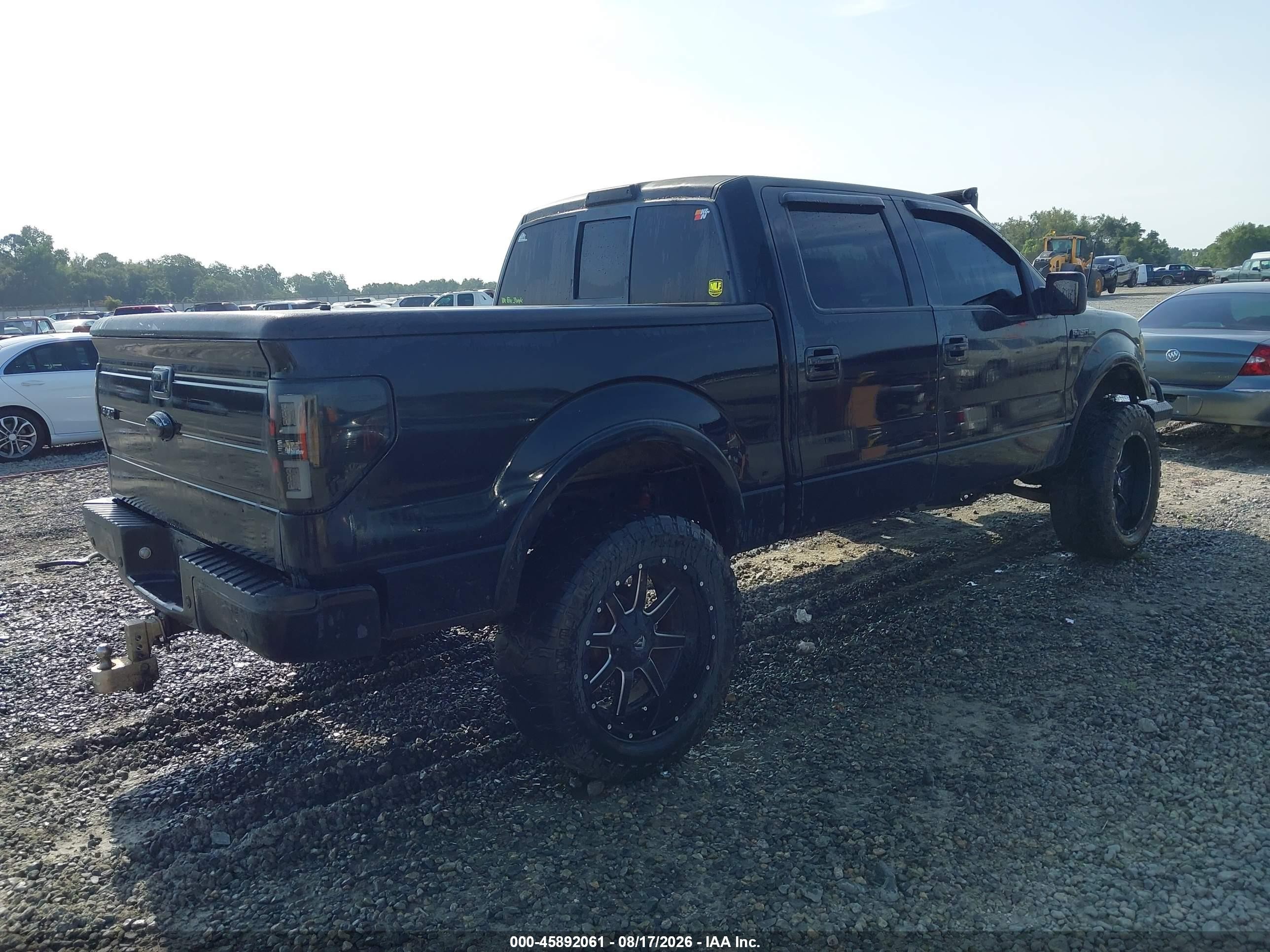 2010 Ford F-150 Fx2 Sport/harley-davidson/king Ranch/lariat/platinum/xl/xlt Black vin: 1FTFW1CV3AKE06835