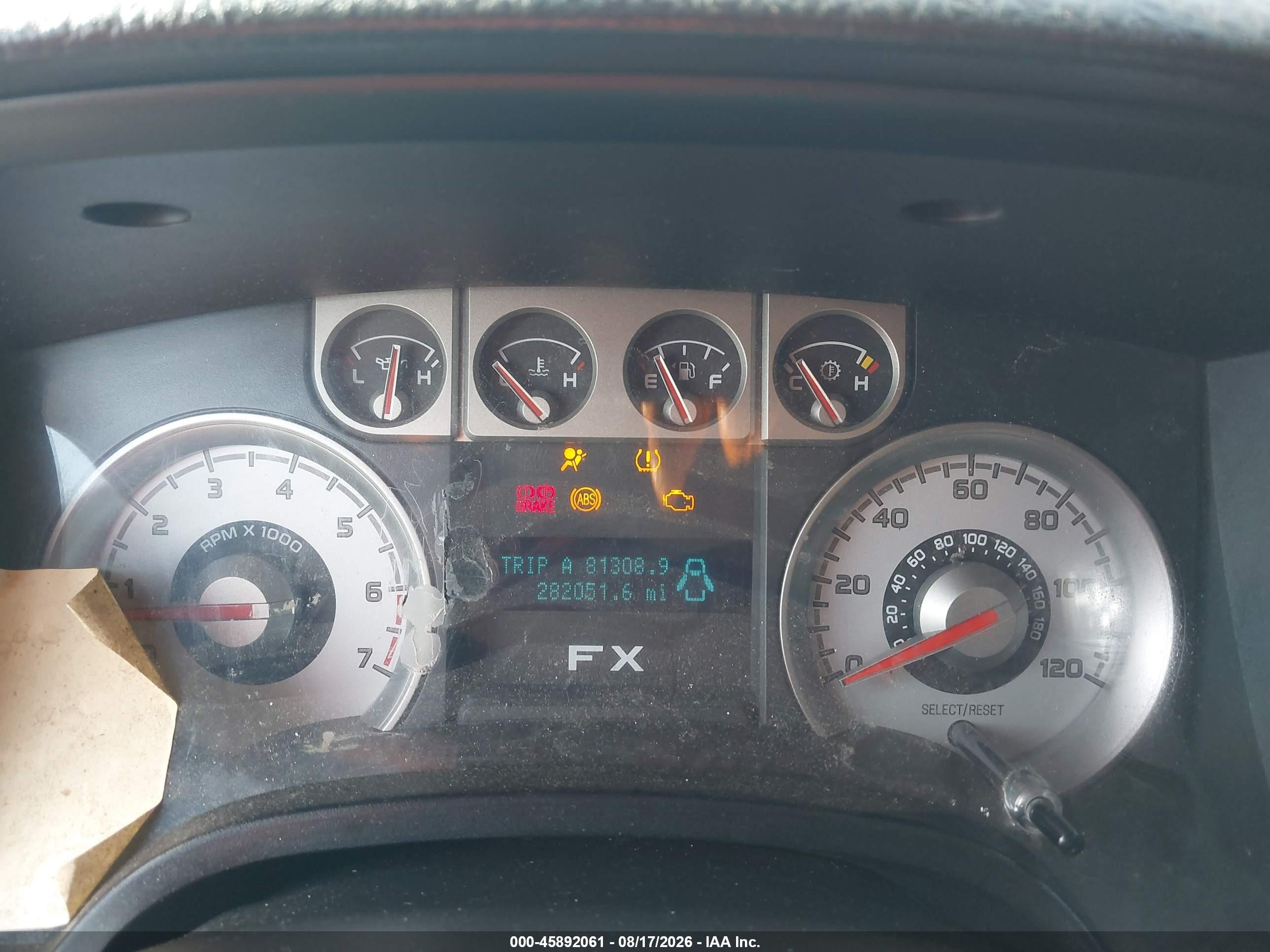 2010 Ford F-150 Fx2 Sport/harley-davidson/king Ranch/lariat/platinum/xl/xlt Black vin: 1FTFW1CV3AKE06835