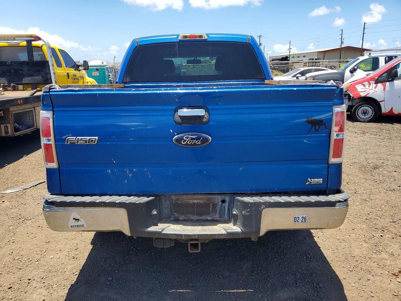 2010 Ford F150 Blue vin: 1FTFW1CV4AFA02726