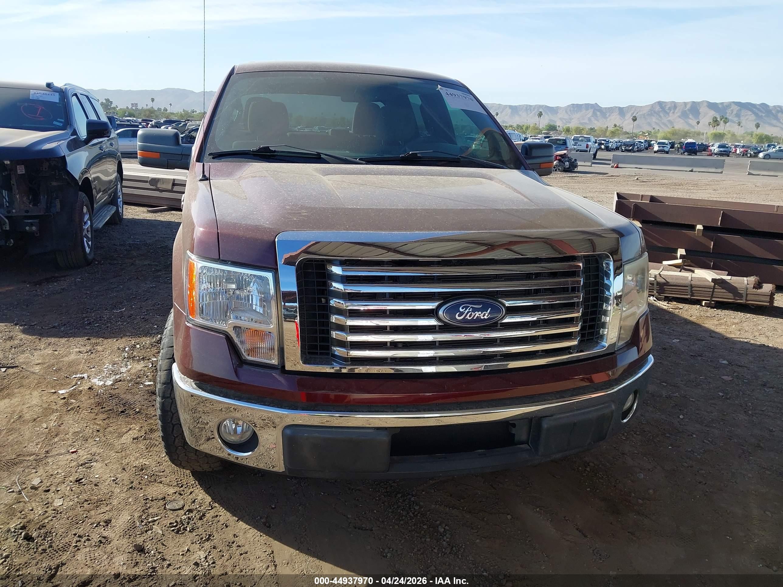 2010 Ford F-150 Xlt Maroon vin: 1FTFW1CV4AFC24960