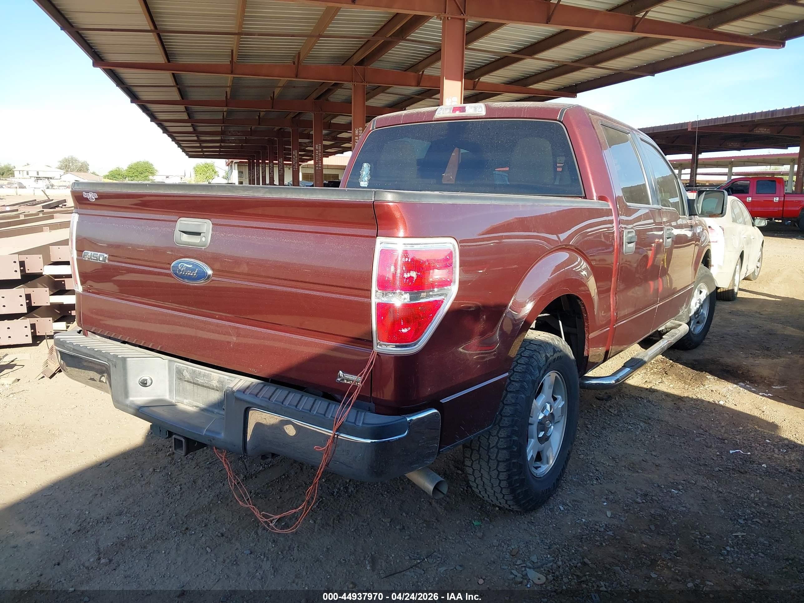 2010 Ford F-150 Xlt Maroon vin: 1FTFW1CV4AFC24960