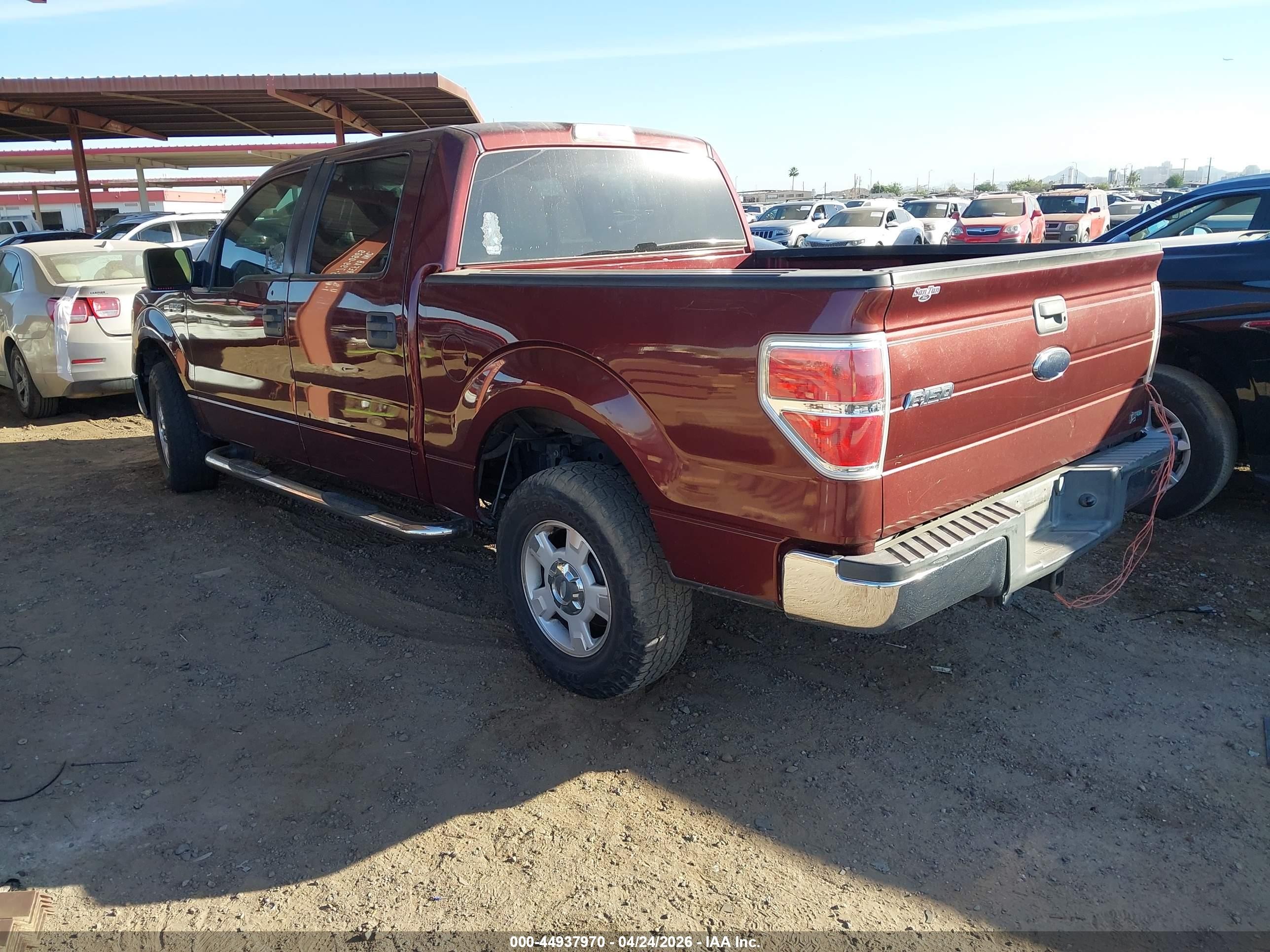 2010 Ford F-150 Xlt Maroon vin: 1FTFW1CV4AFC24960