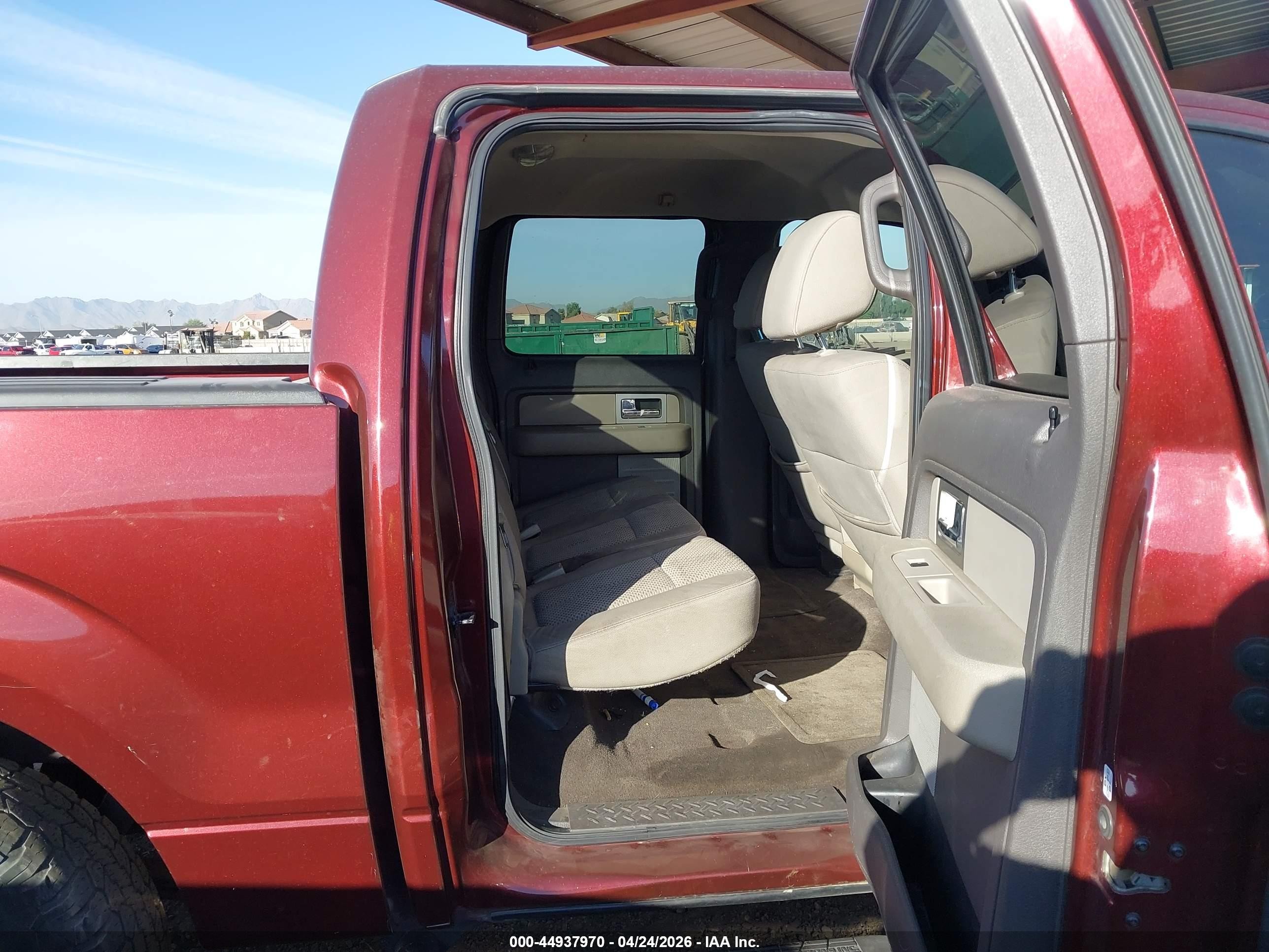 2010 Ford F-150 Xlt Maroon vin: 1FTFW1CV4AFC24960