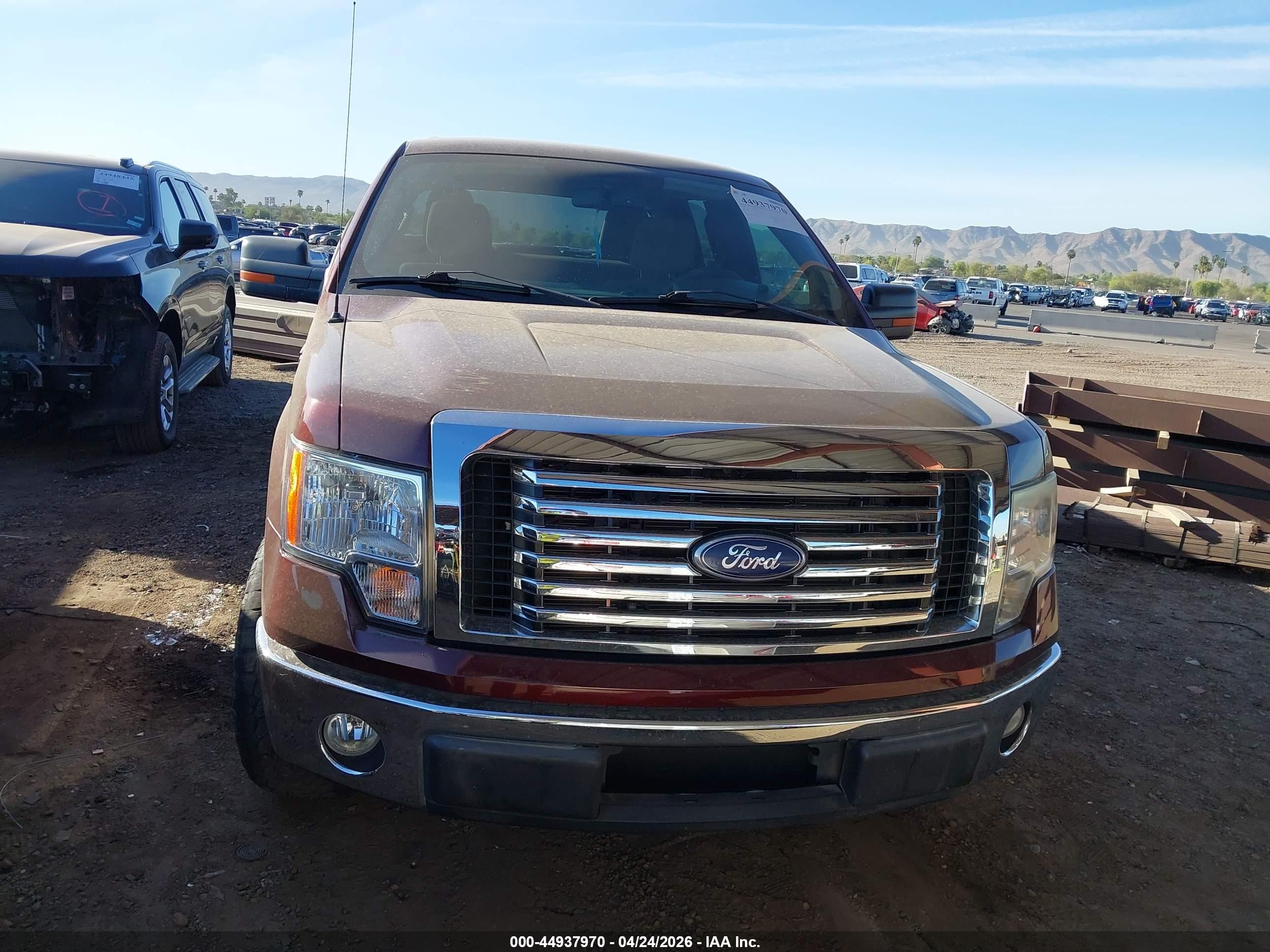 2010 Ford F-150 Xlt Maroon vin: 1FTFW1CV4AFC24960