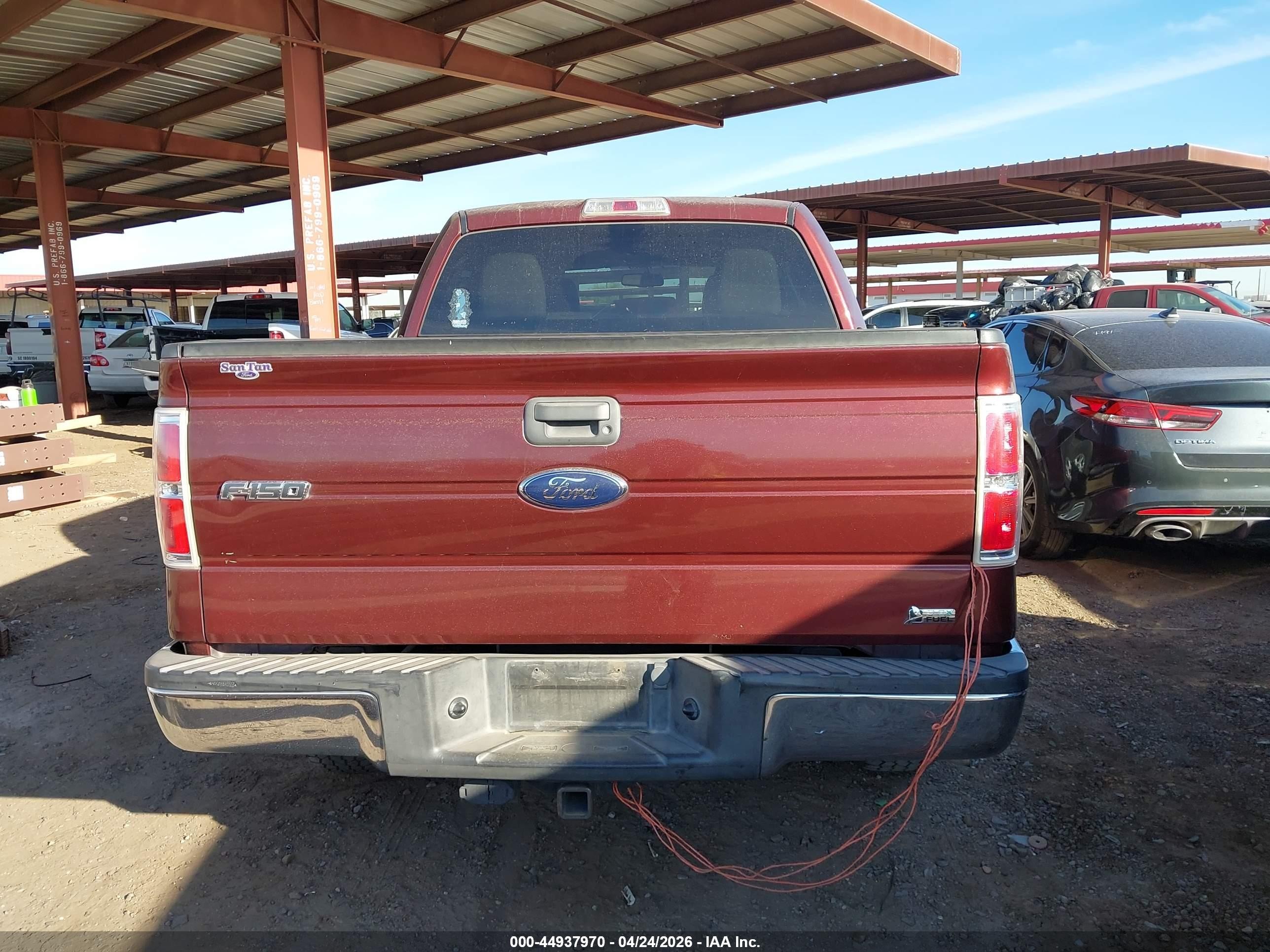 2010 Ford F-150 Xlt Maroon vin: 1FTFW1CV4AFC24960
