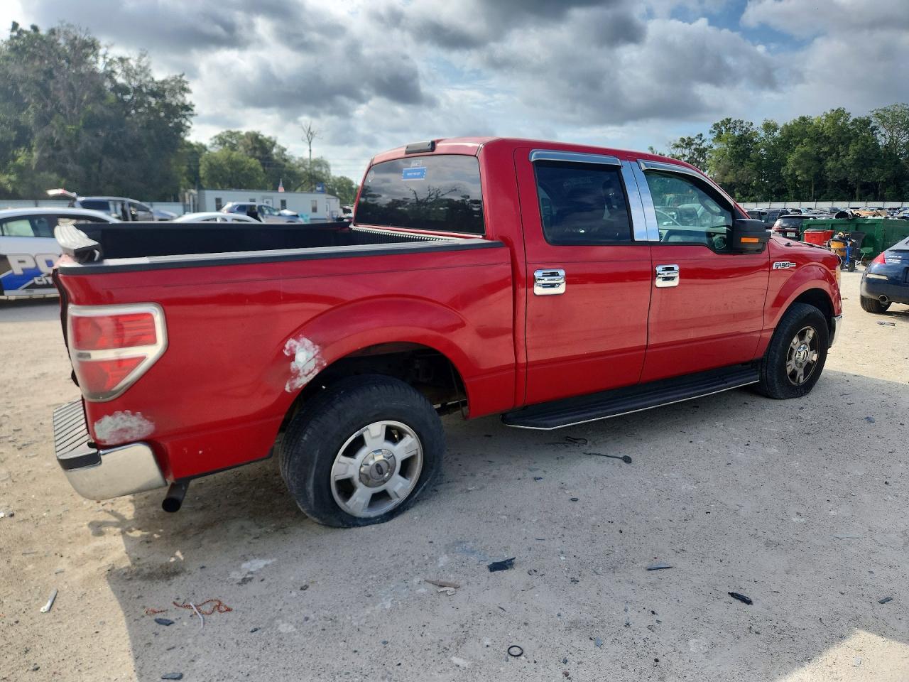 2010 Ford F150 Supercrew Red vin: 1FTFW1CV4AKA57507
