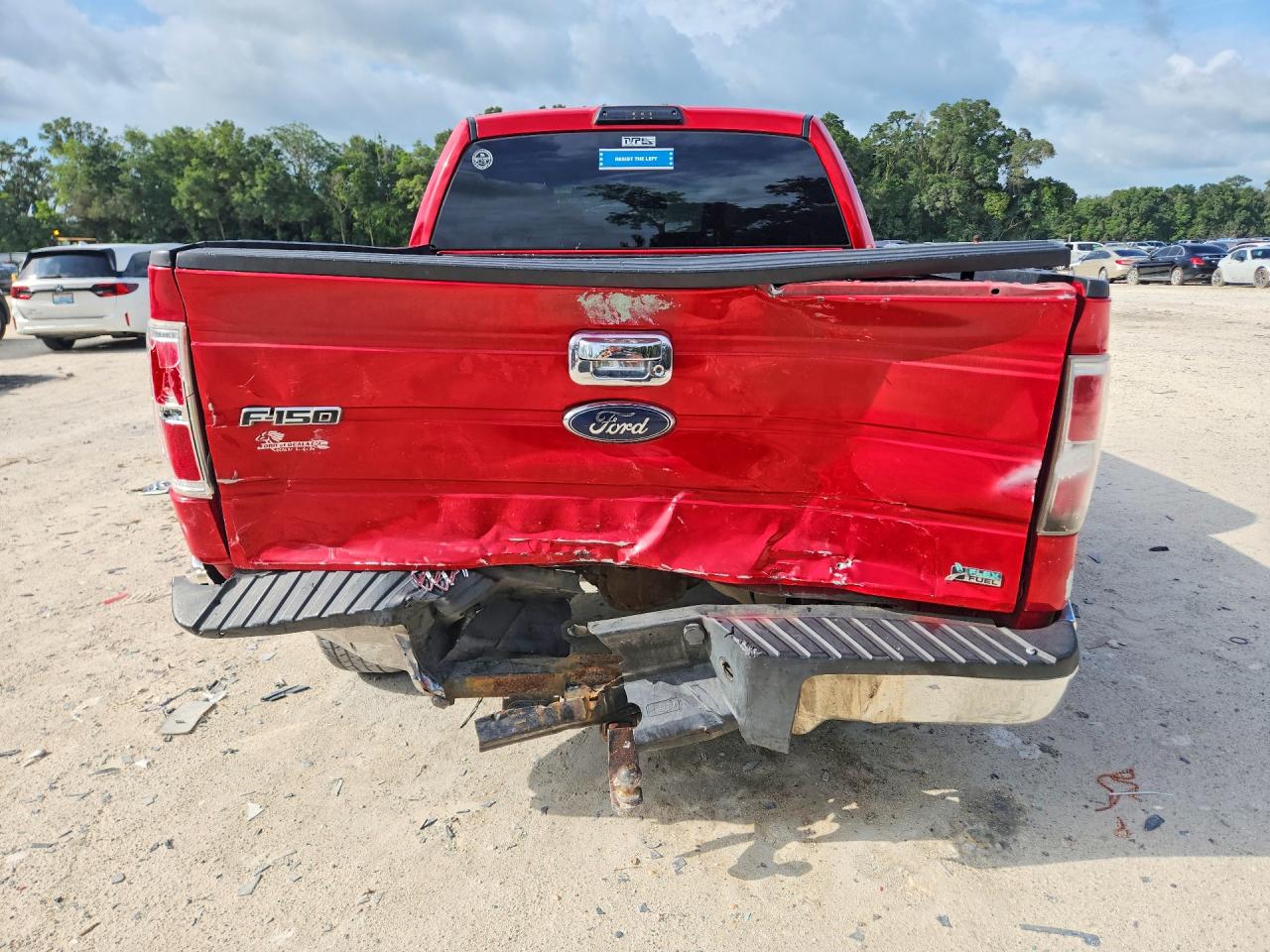 2010 Ford F150 Supercrew Red vin: 1FTFW1CV4AKA57507