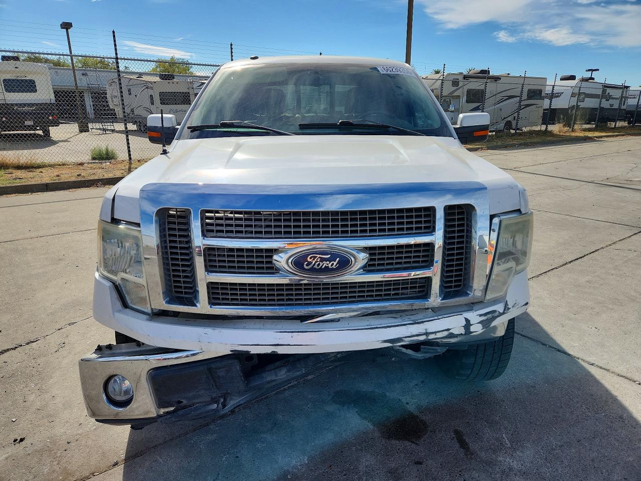 2010 Ford F150 Supercrew White vin: 1FTFW1CV5AFB39108