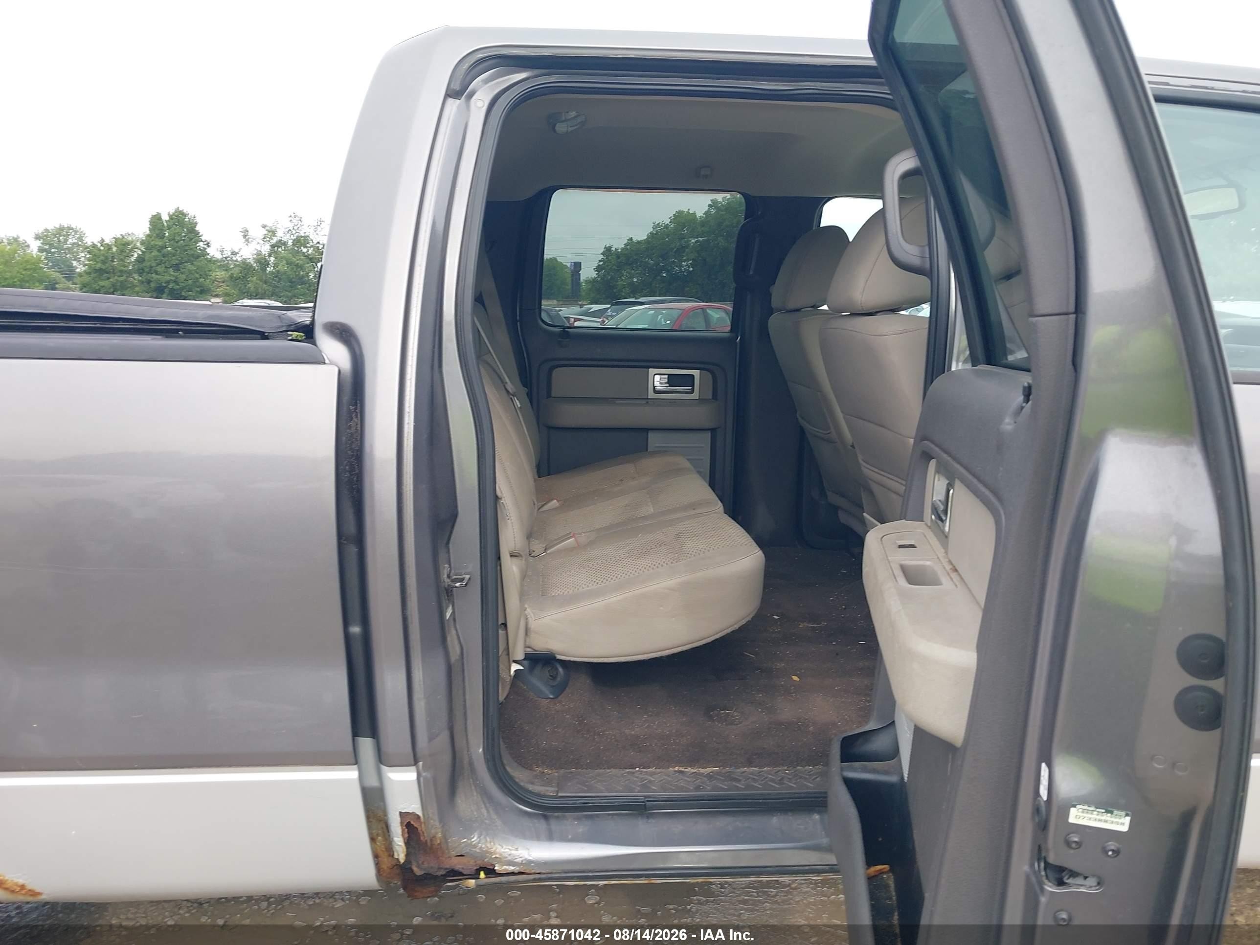 2010 Ford F-150 Fx2 Sport/harley-davidson/king Ranch/lariat/platinum/xl/xlt Серый vin: 1FTFW1CV5AFC25504