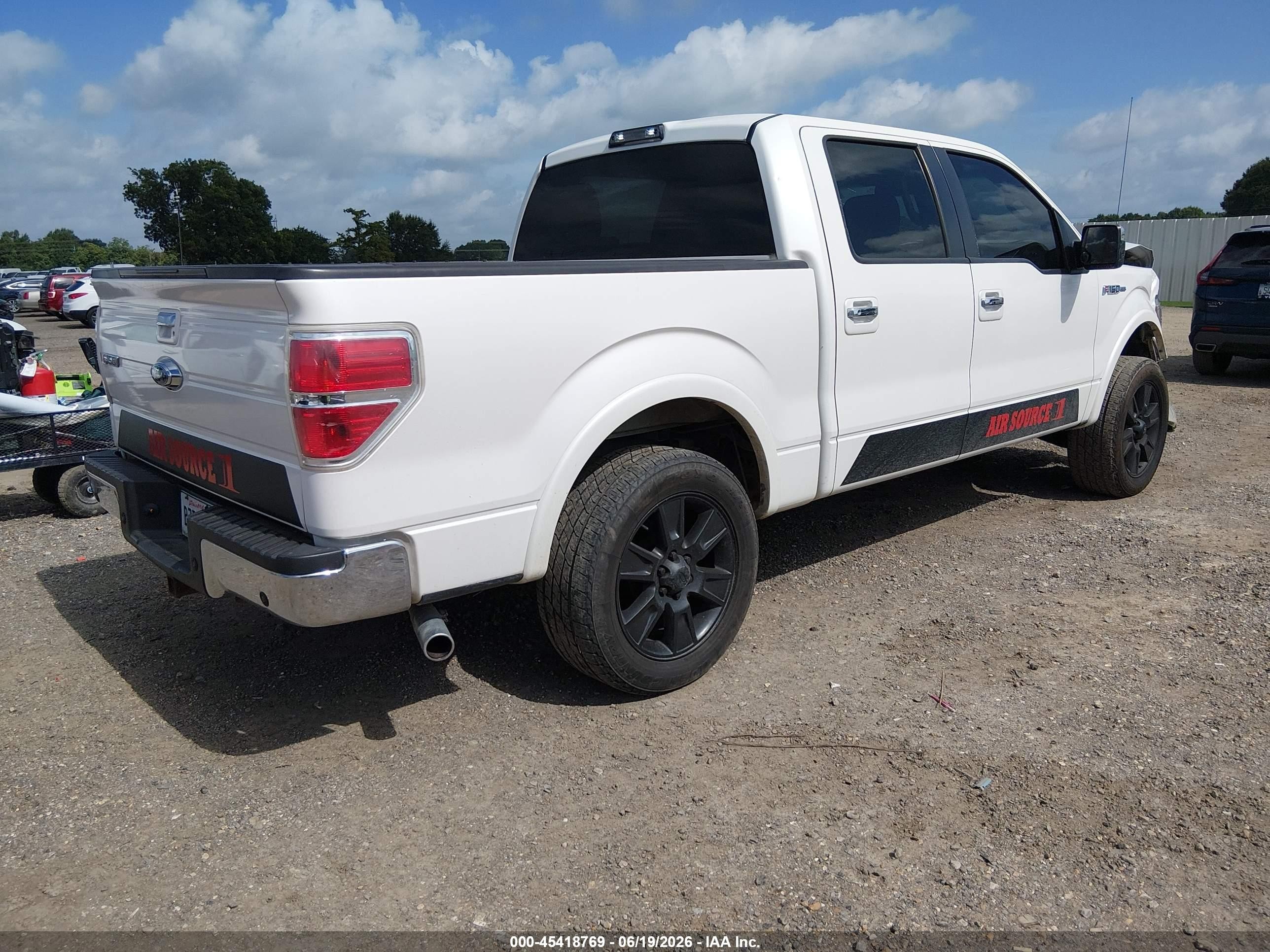2010 Ford F-150 Fx2 Sport/harley-davidson/king Ranch/lariat/platinum/xl/xlt White vin: 1FTFW1CV5AFC71026