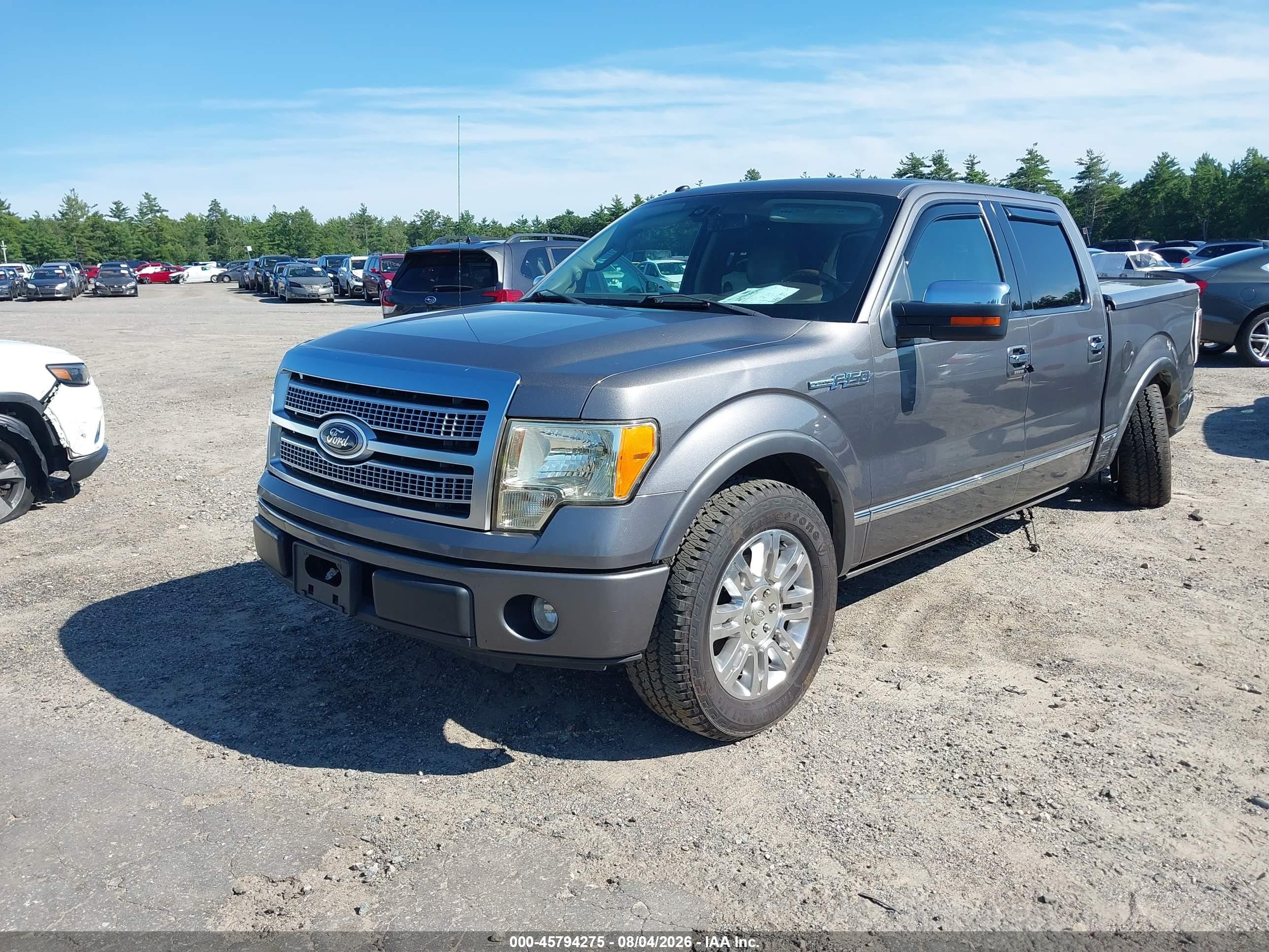 2010 Ford F-150 Platinum Gray vin: 1FTFW1CV5AFD71241