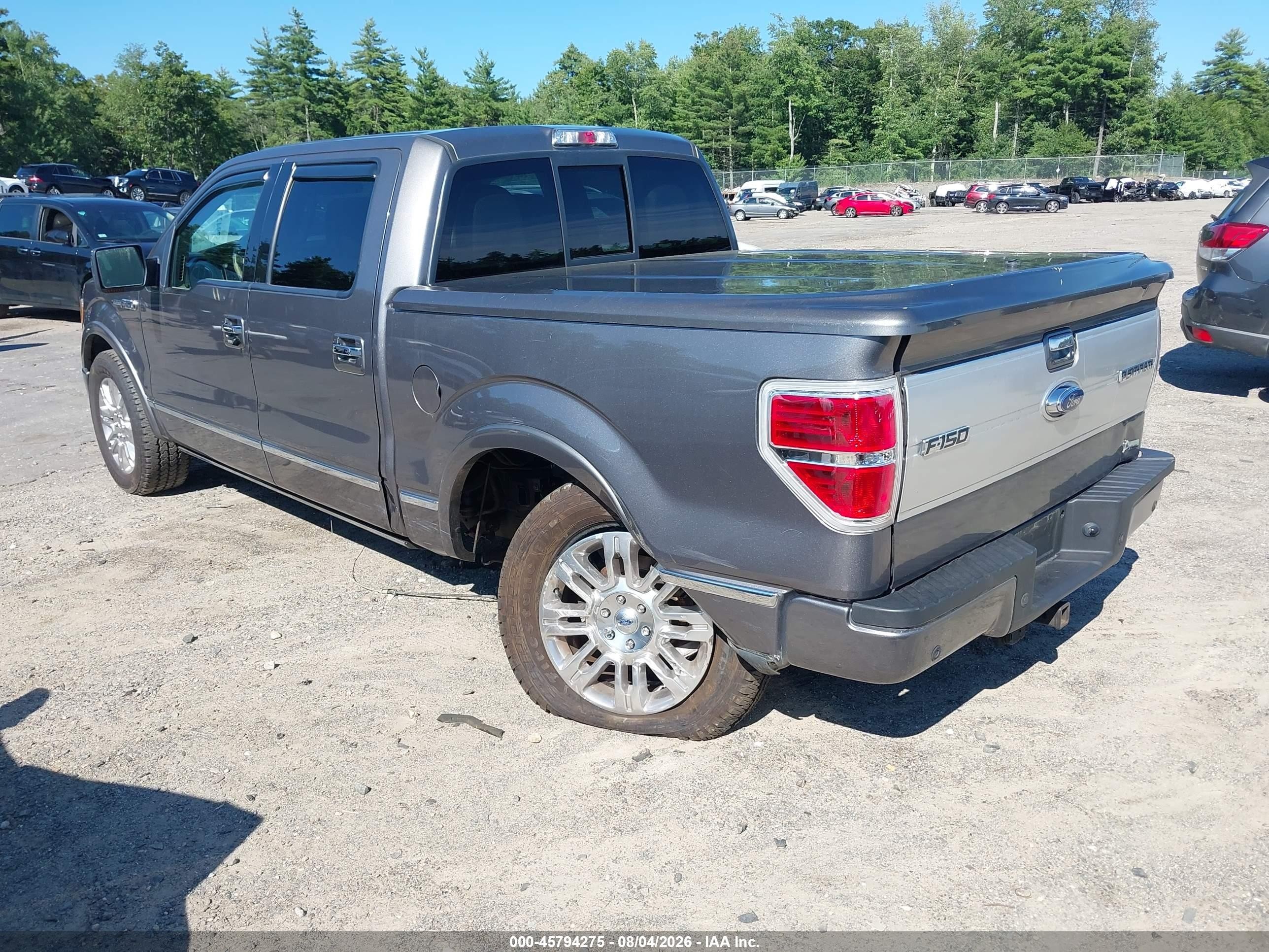 2010 Ford F-150 Platinum Gray vin: 1FTFW1CV5AFD71241
