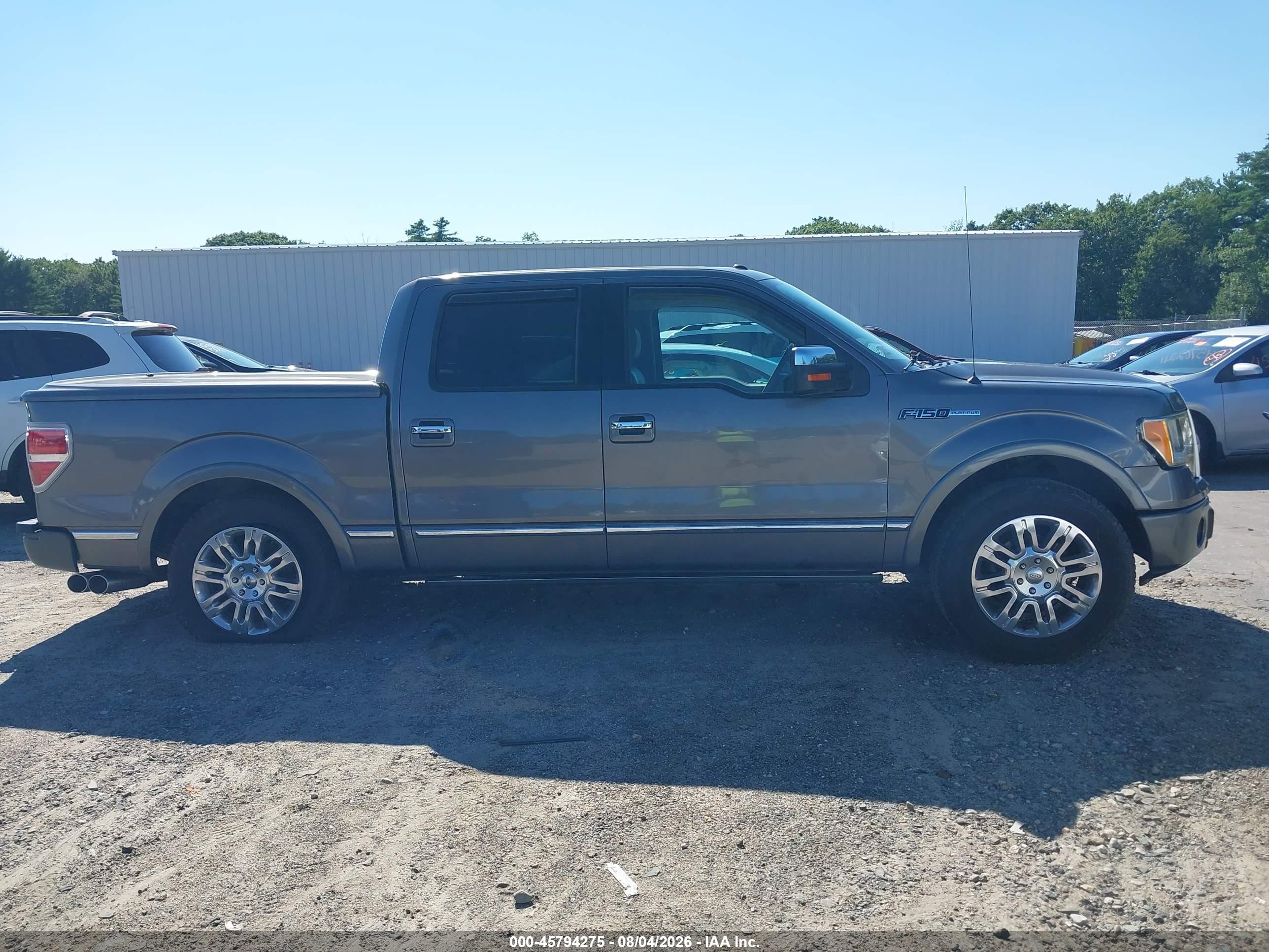 2010 Ford F-150 Platinum Gray vin: 1FTFW1CV5AFD71241