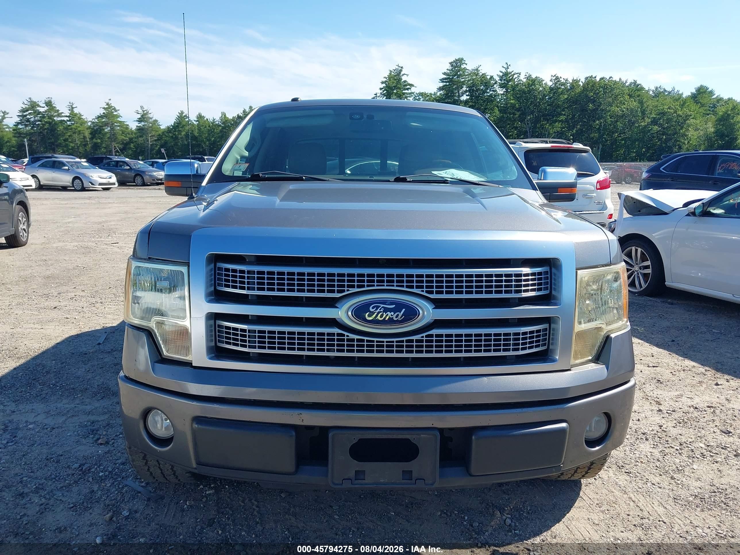 2010 Ford F-150 Platinum Gray vin: 1FTFW1CV5AFD71241