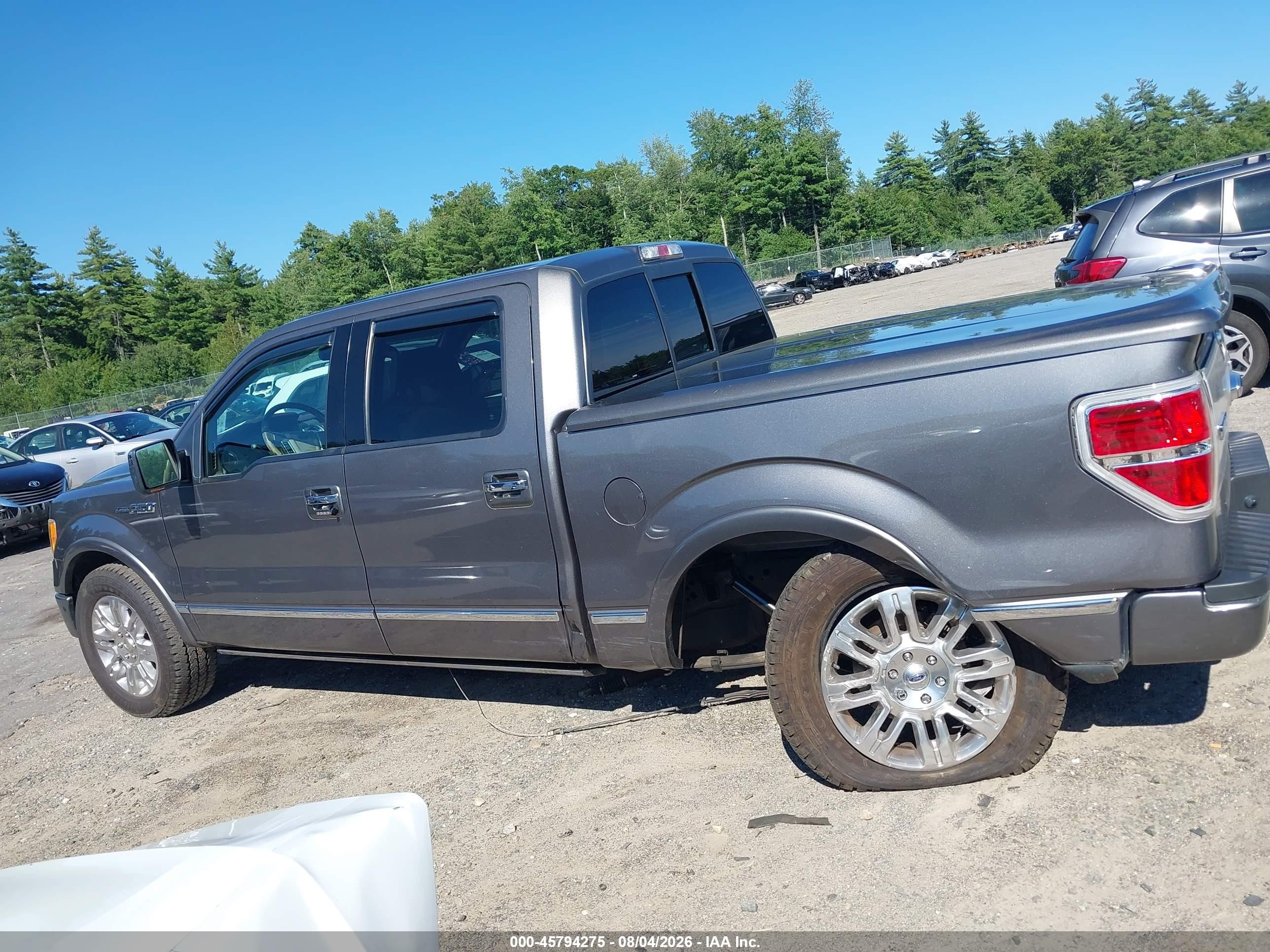 2010 Ford F-150 Platinum Gray vin: 1FTFW1CV5AFD71241