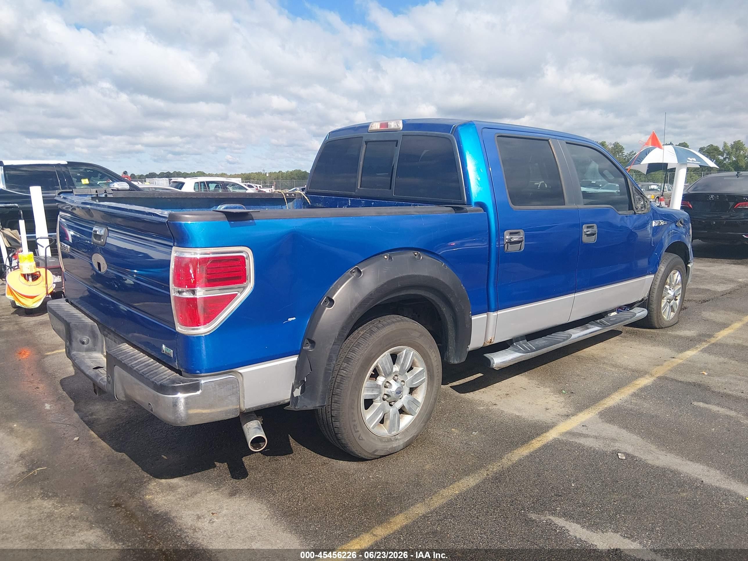 2010 Ford F-150 Fx2 Sport/harley-davidson/king Ranch/lariat/platinum/xl/xlt Blue vin: 1FTFW1CV5AKA17582
