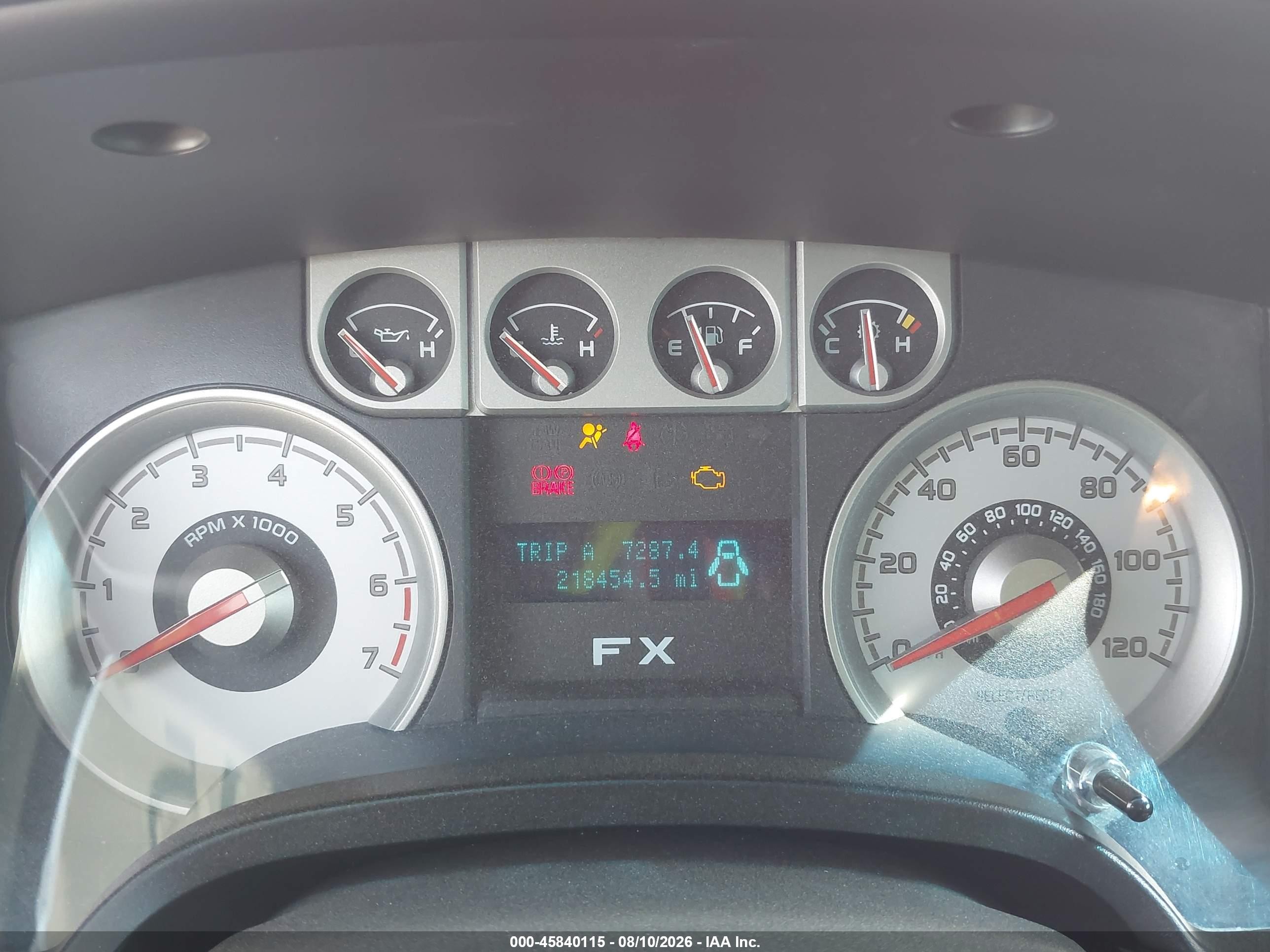 2010 Ford F-150 Fx2 Sport/harley-davidson/king Ranch/lariat/platinum/xl/xlt Red vin: 1FTFW1CV5AKE60329