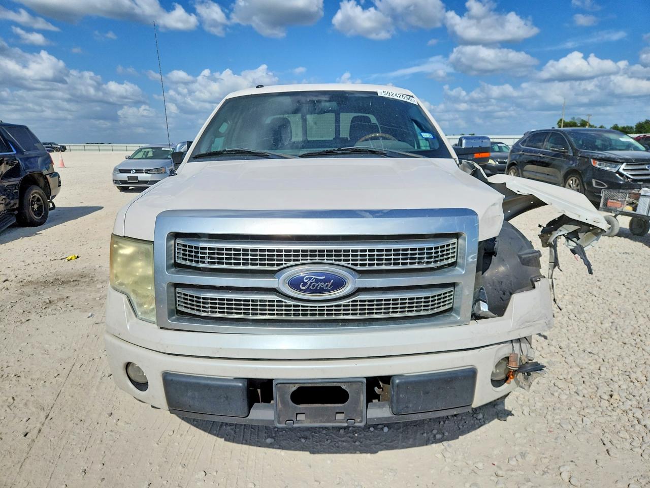 2010 Ford F150 Supercrew White vin: 1FTFW1CV6AFB46522