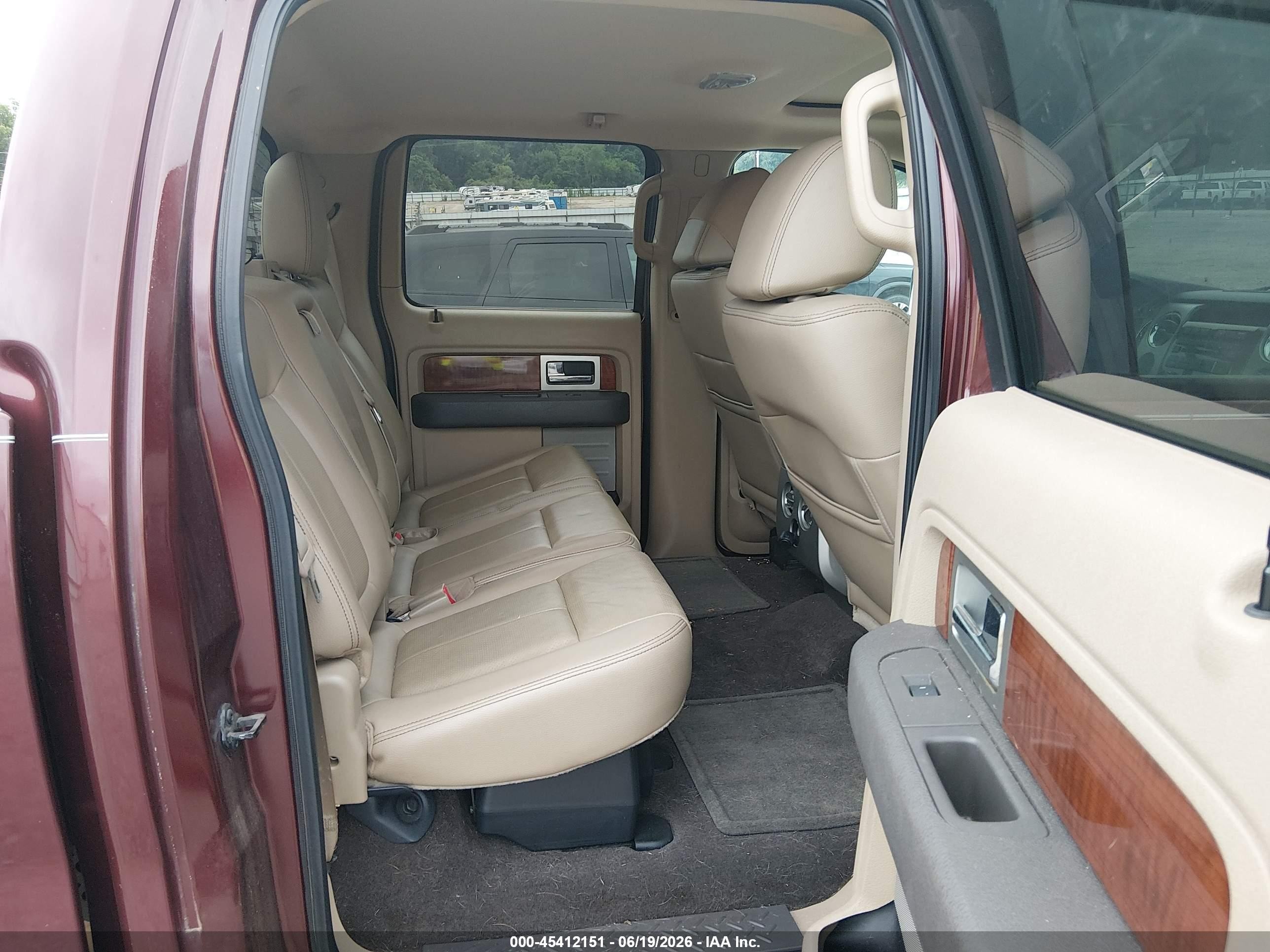 2010 Ford F-150 Lariat Burgundy vin: 1FTFW1CV6AFB49226