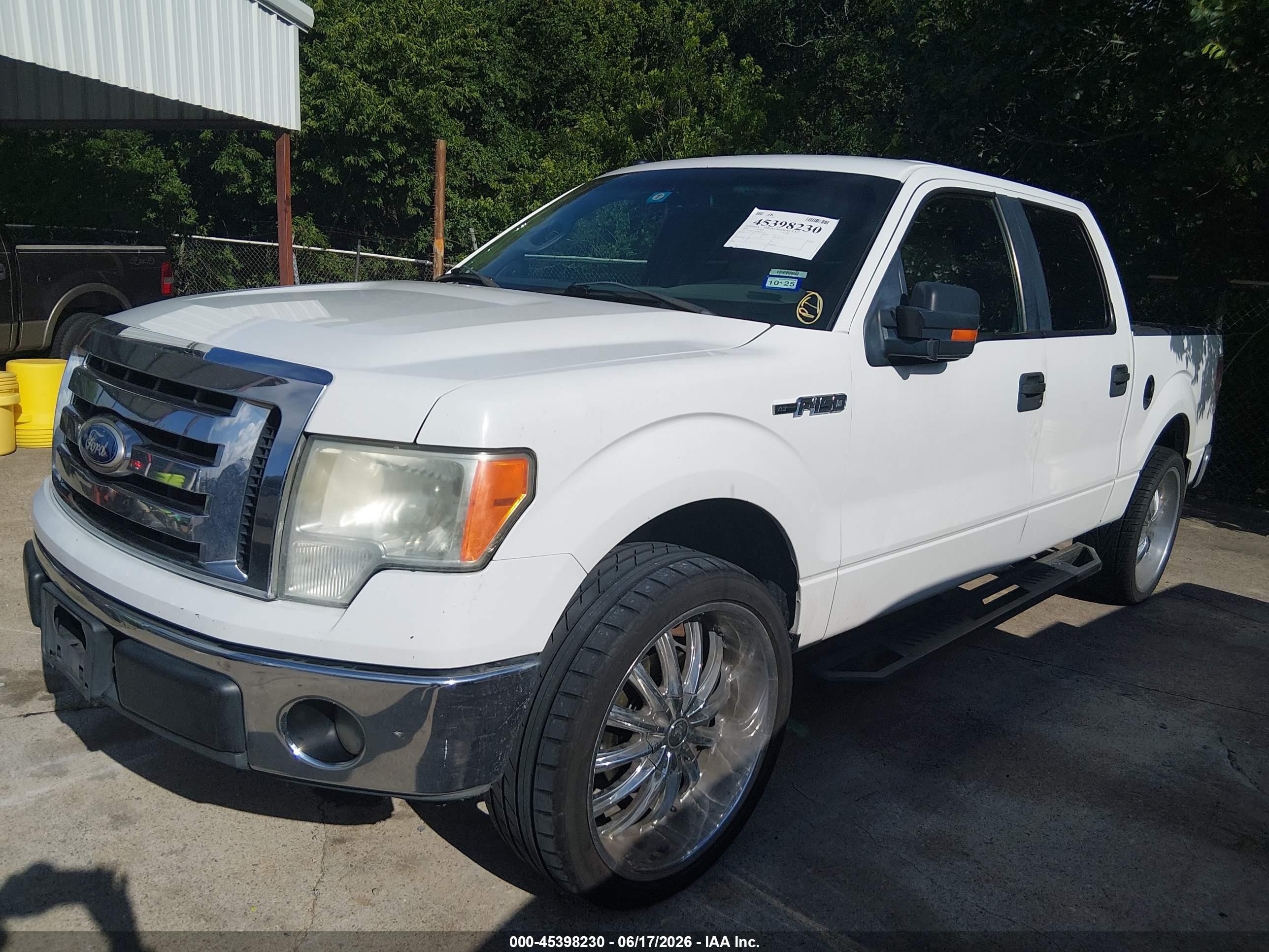 2010 Ford F-150 Xlt White vin: 1FTFW1CV6AFB66138
