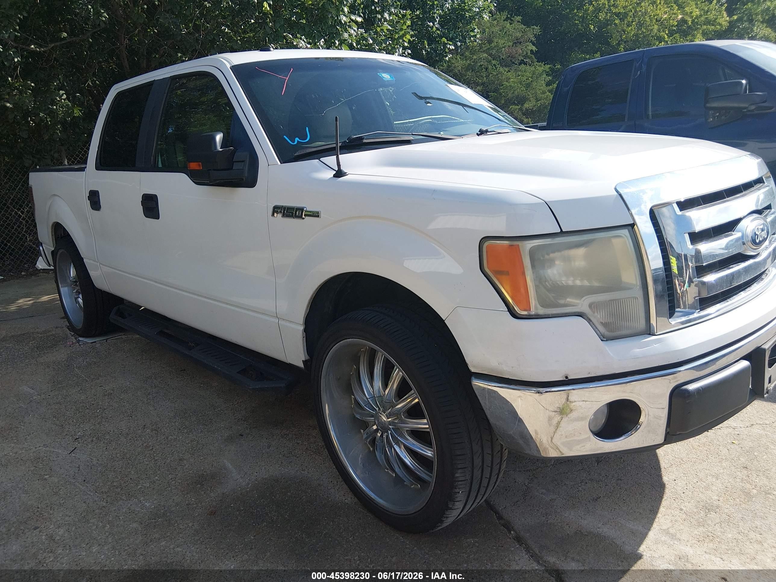 2010 Ford F-150 Xlt White vin: 1FTFW1CV6AFB66138