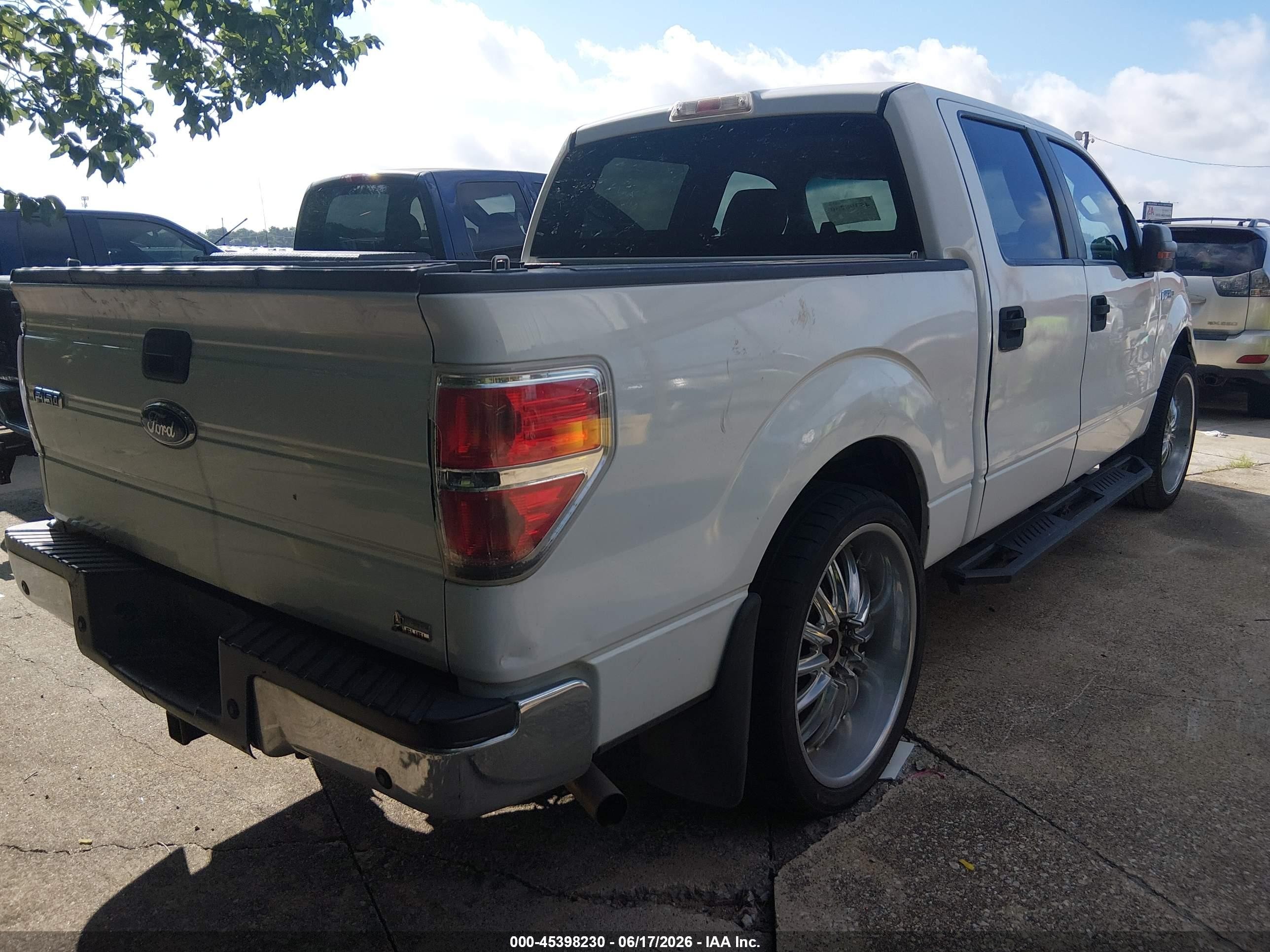 2010 Ford F-150 Xlt White vin: 1FTFW1CV6AFB66138