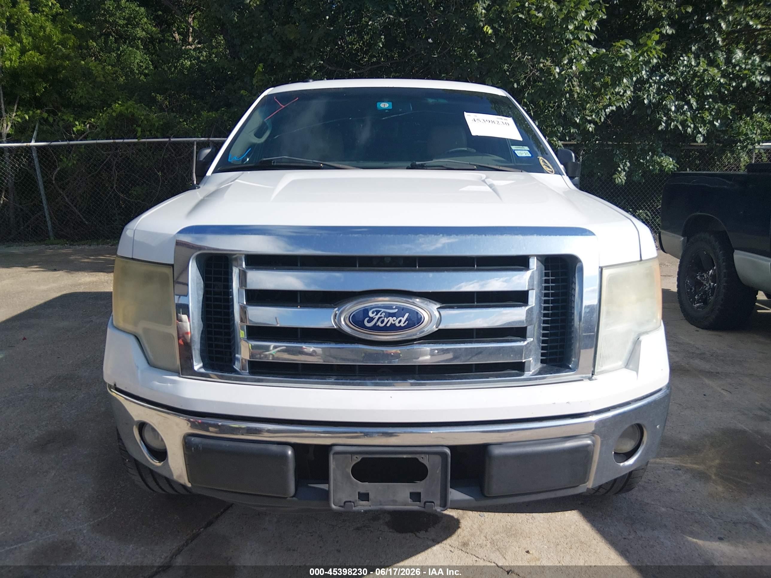 2010 Ford F-150 Xlt White vin: 1FTFW1CV6AFB66138