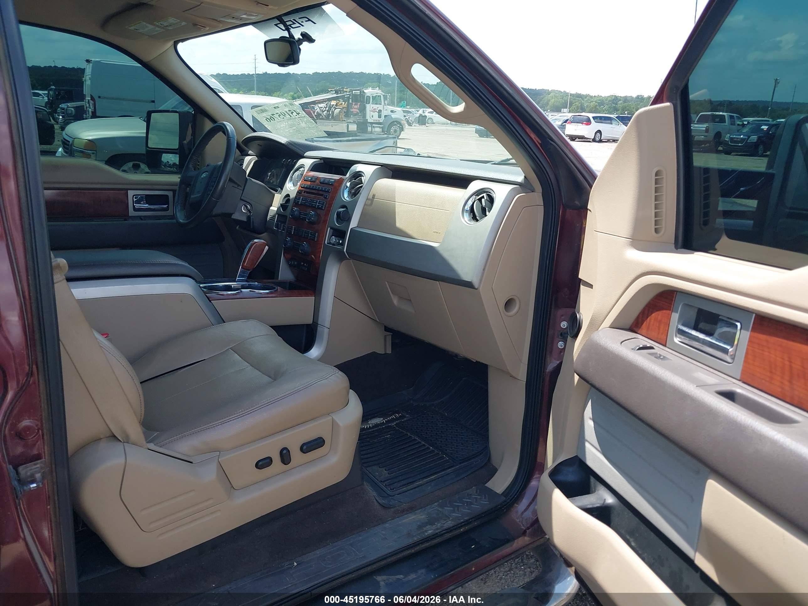 2010 Ford F-150 Lariat Maroon vin: 1FTFW1CV6AKA58030