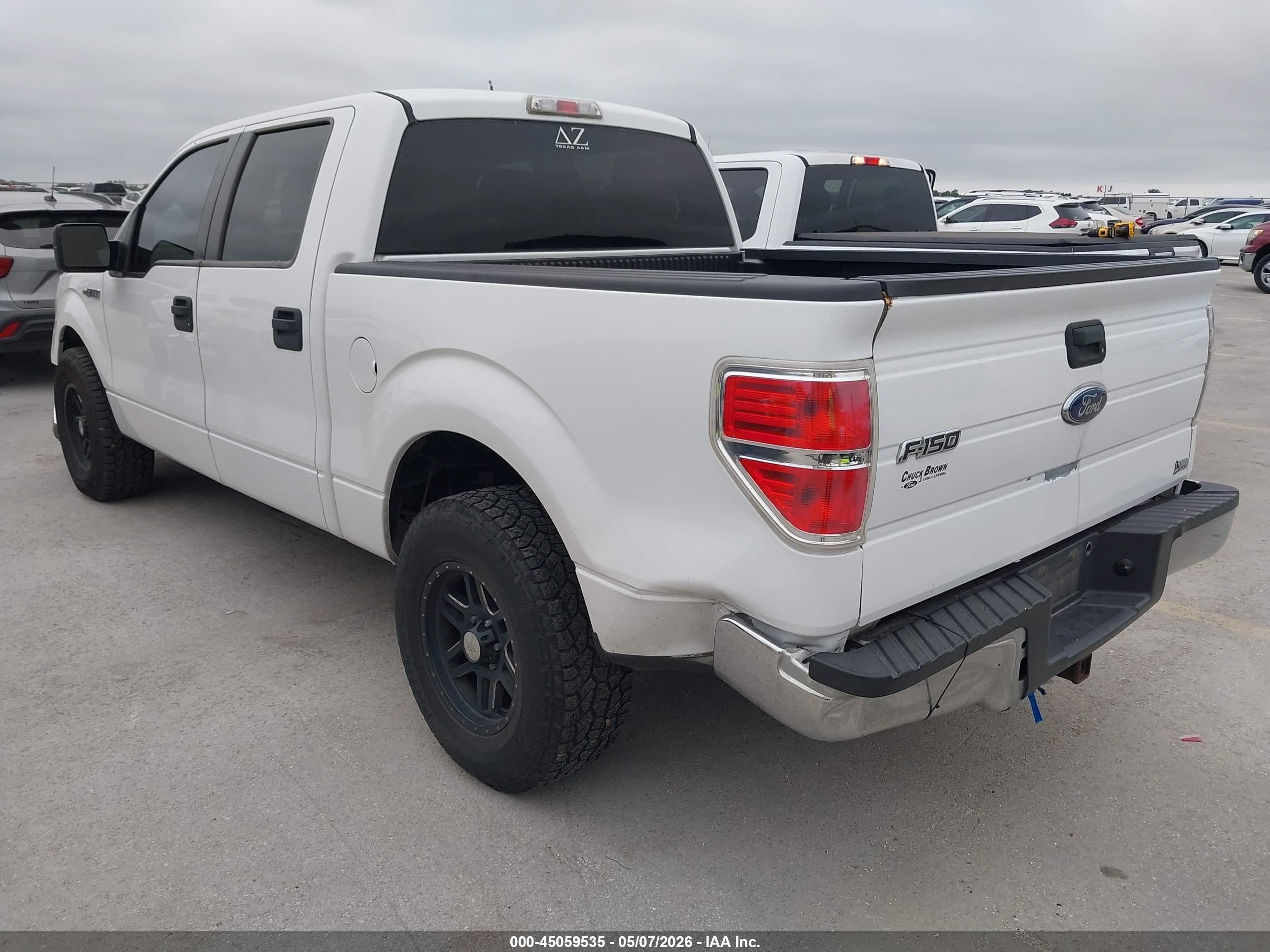 2010 Ford F-150 White vin: 1FTFW1CV6AKE66981
