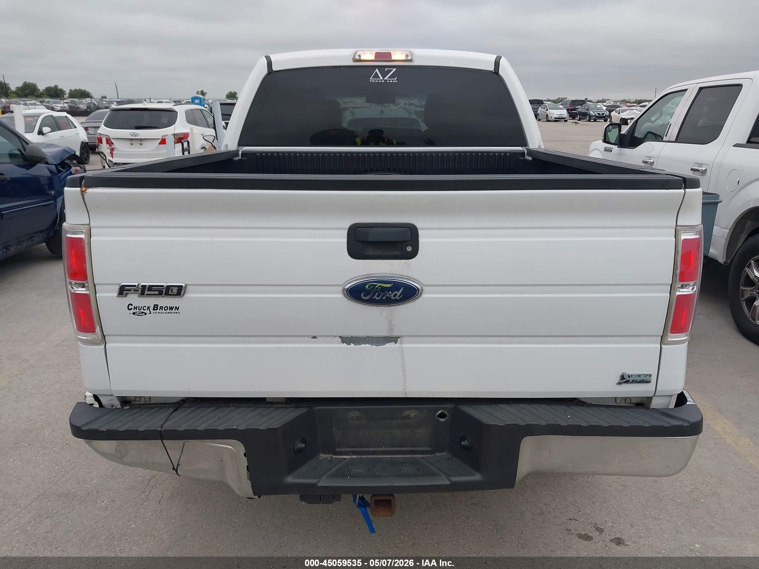 2010 Ford F-150 White vin: 1FTFW1CV6AKE66981