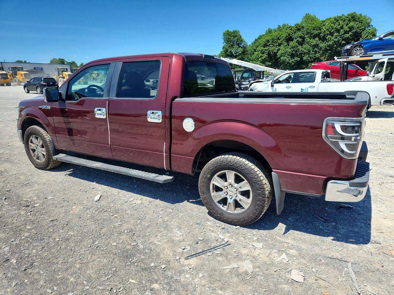 2010 Ford F150 Supercrew Темно-бордовый vin: 1FTFW1CV6AKE72778